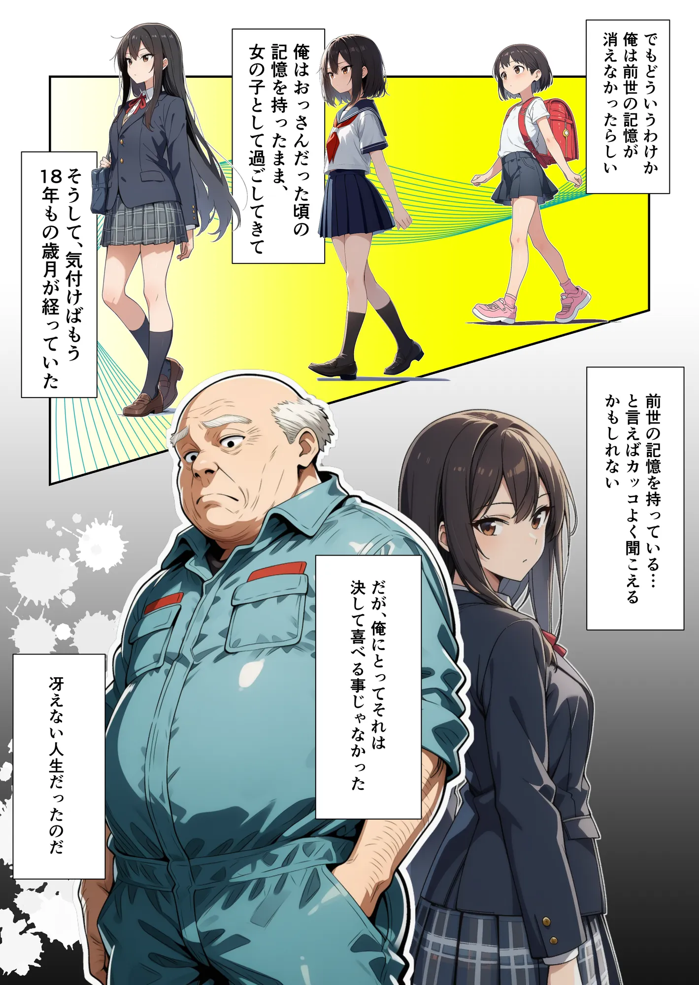 転生したらJKだったのでとりあえずおっさんに抱かれてみた - 3ページ