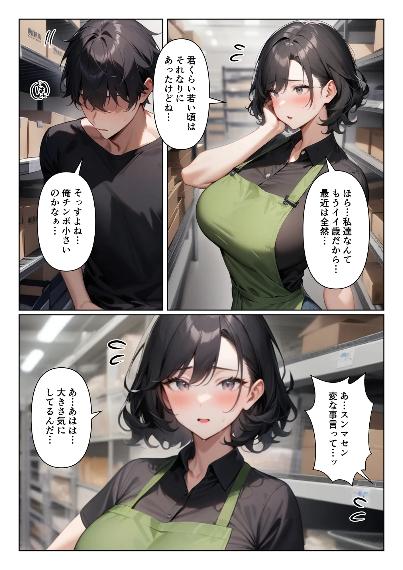 夜の相談も乗ってくれるバ先の地味人妻の遠野さん - 3ページ