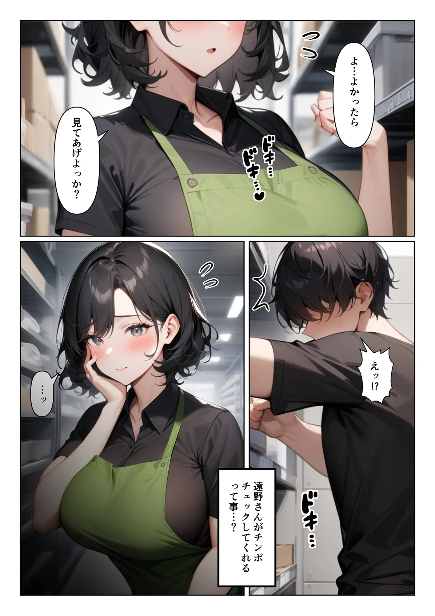 夜の相談も乗ってくれるバ先の地味人妻の遠野さん - 4ページ