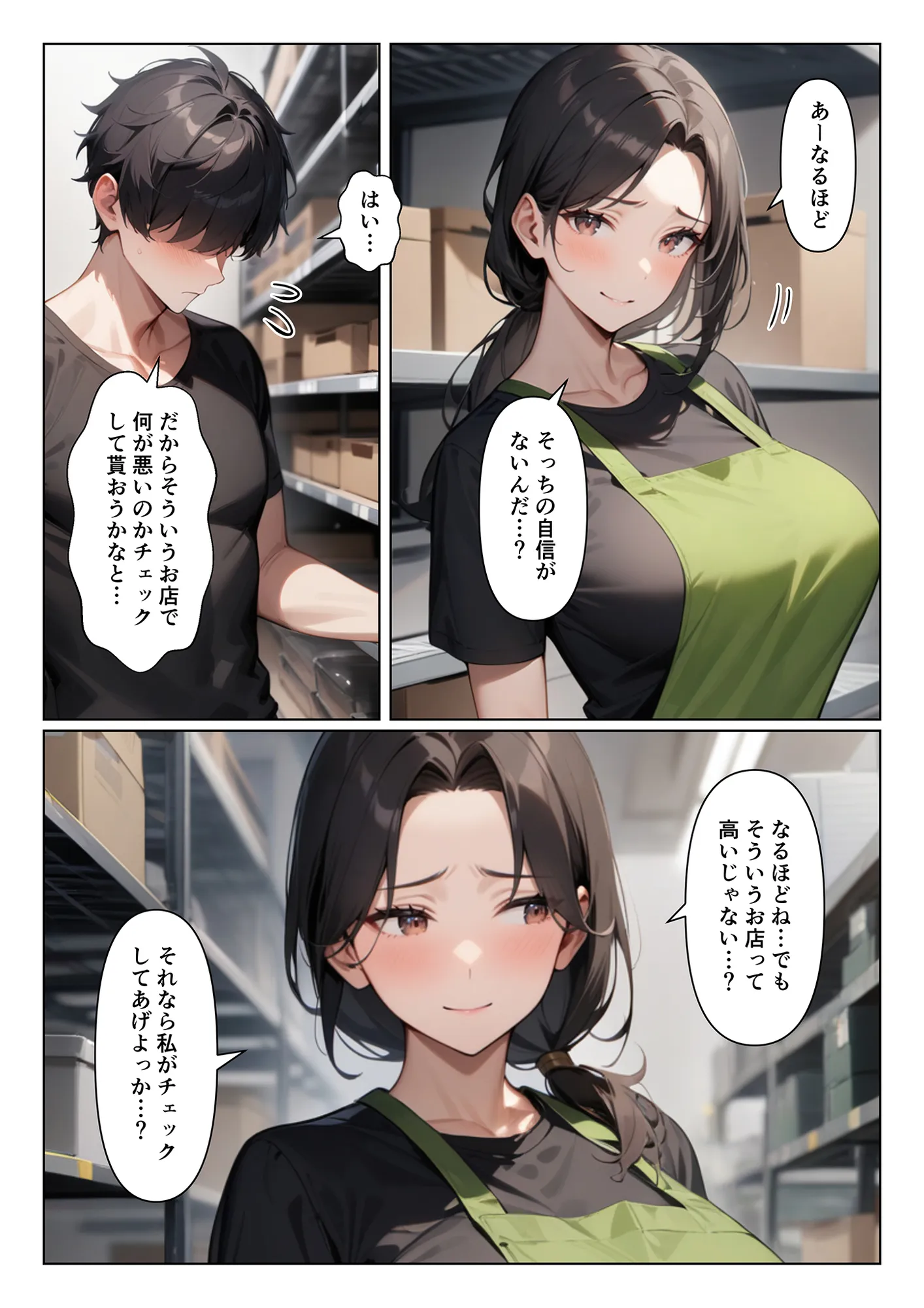 夜の相談も乗ってくれるバ先の肉食人妻の間宮さん - 3ページ