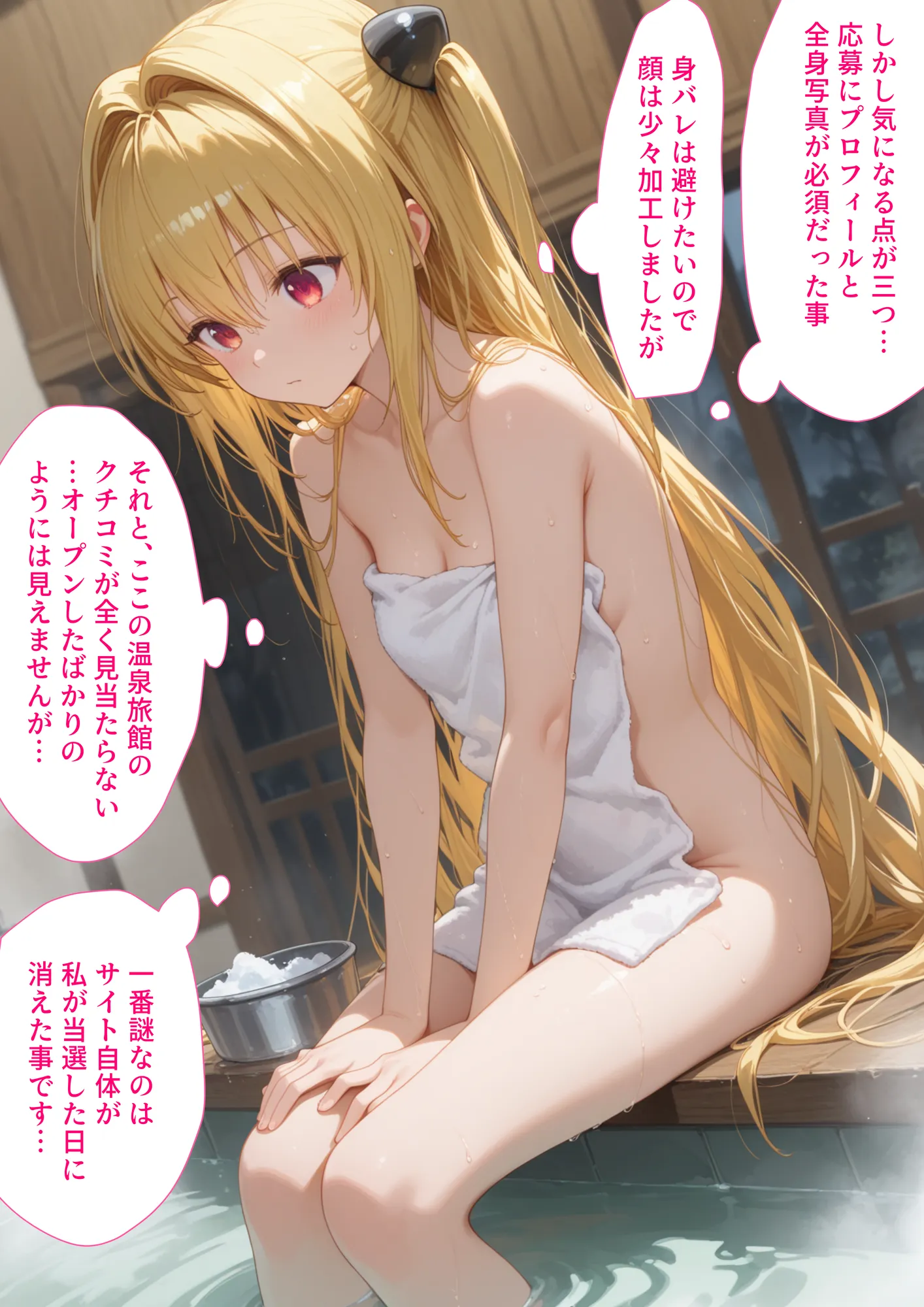 湯けむり 痴〇温泉 〜金色〇ヤミ〜 - 7ページ