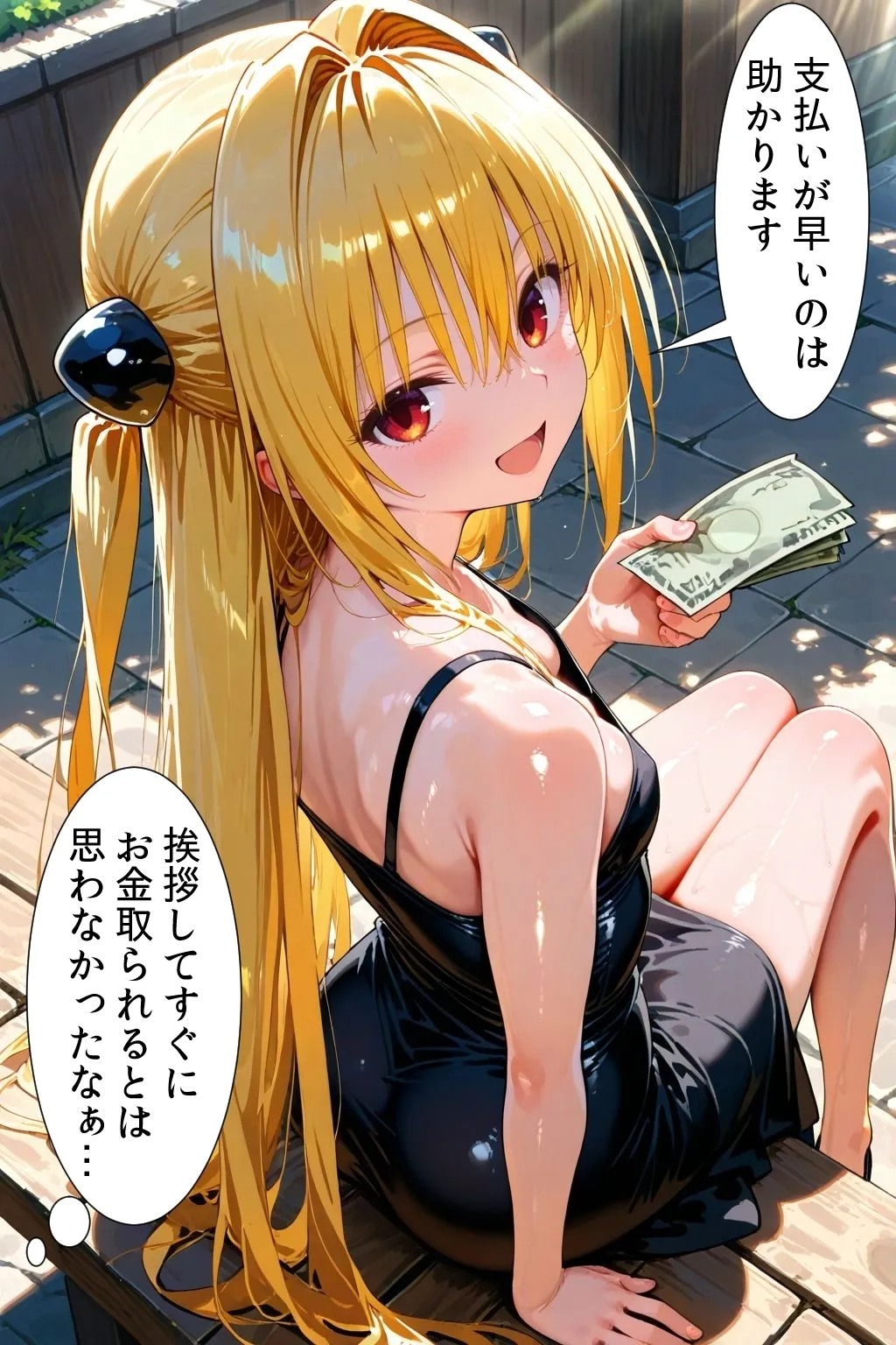 パパ活女子のイキすぎ報酬事情〜ト〇ブル 金色〇闇編〜 - 2ページ