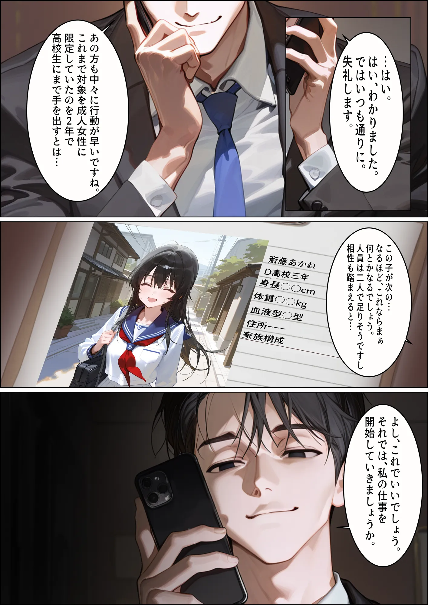 誘拐少女 - 3ページ