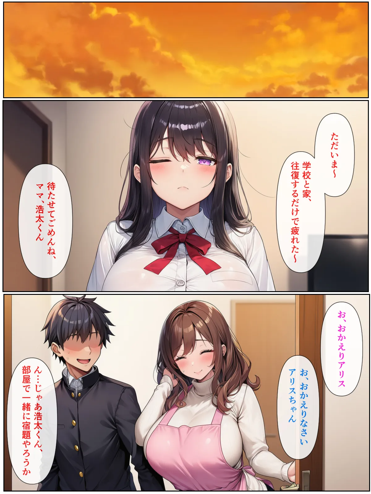 清楚系アラフォー人妻は欲求不満で娘の彼氏とらぶらぶえっちする話 - 26ページ