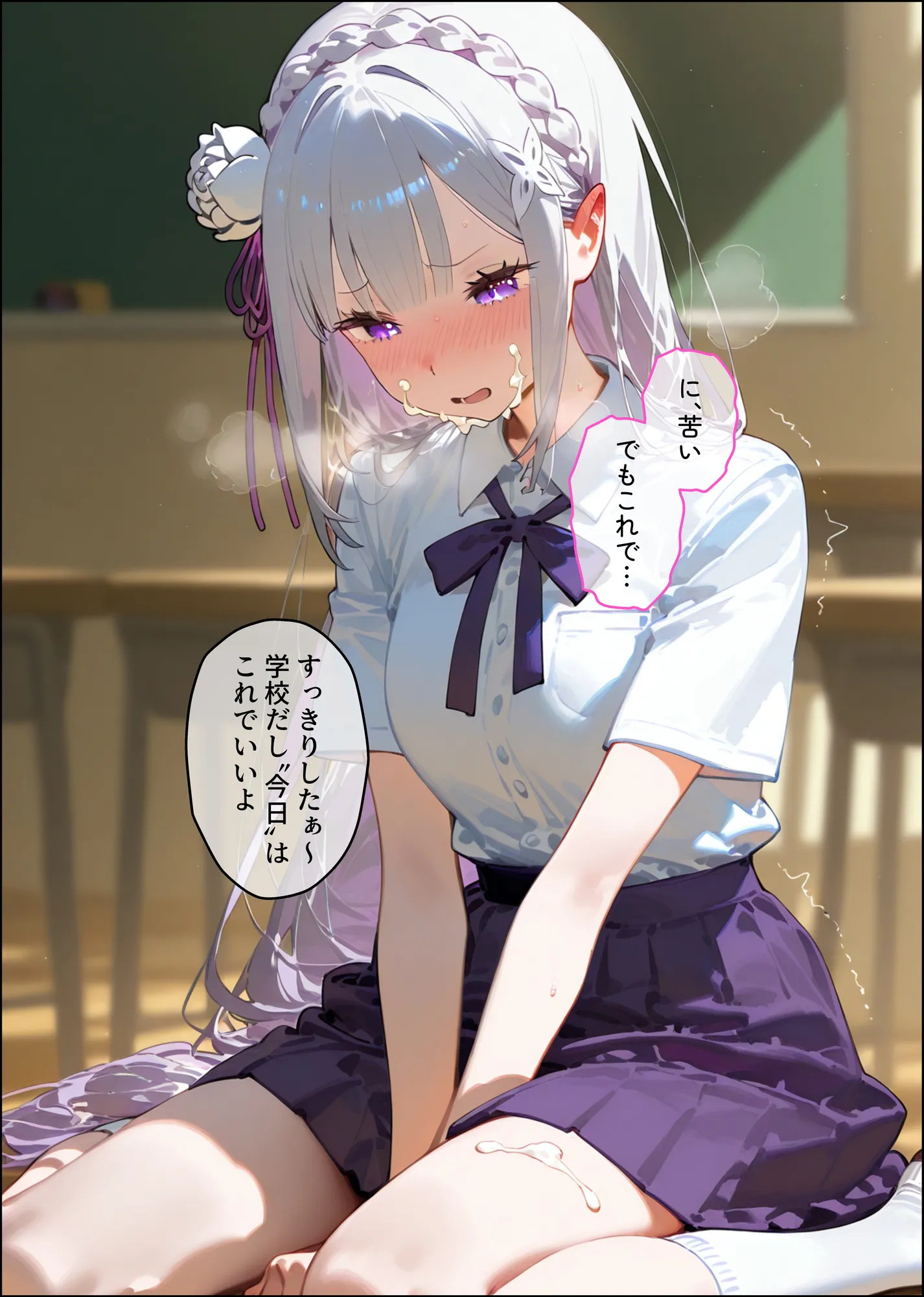 【エミ◯ア】俺の大好きな清楚彼女が寝取られ快楽堕ちする話 - 19ページ