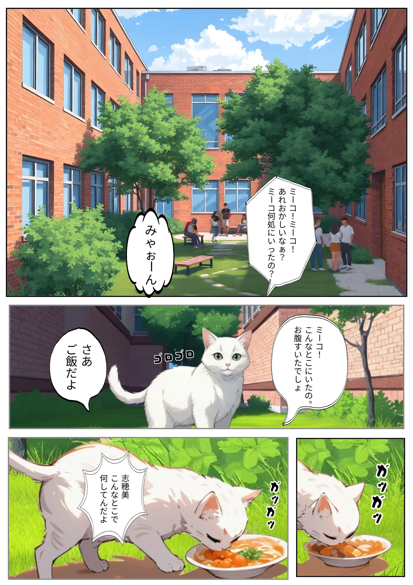 憧れの巨乳クラスメイトを成り行きで我がモノにした或る男の行幸 仔猫を助けただけなのに - 3ページ