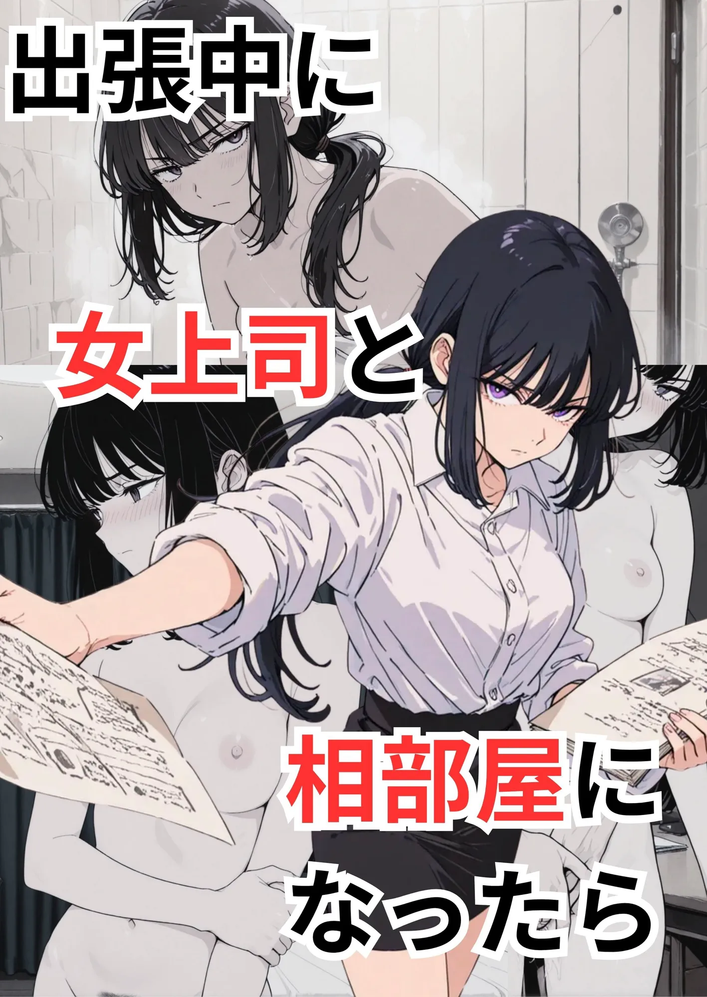 出張中に女上司と相部屋になったら - 1ページ