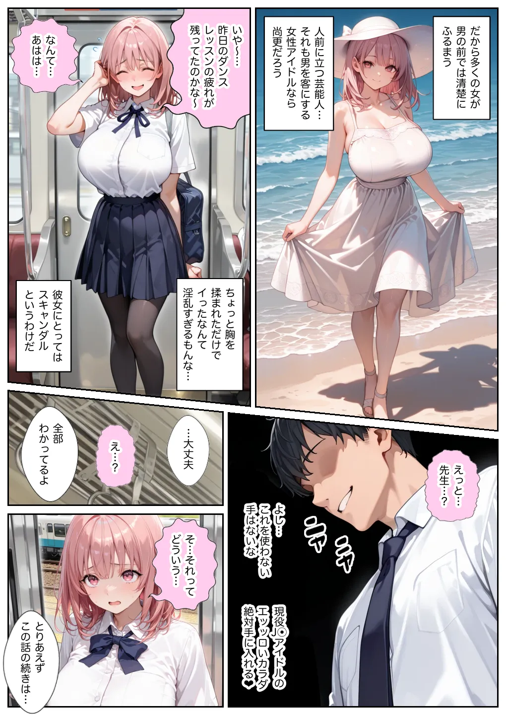 俺しか勃起できない世界  〜Jカップ爆乳アイドル生オナホ化&教え子ハーレム〜 - 11ページ