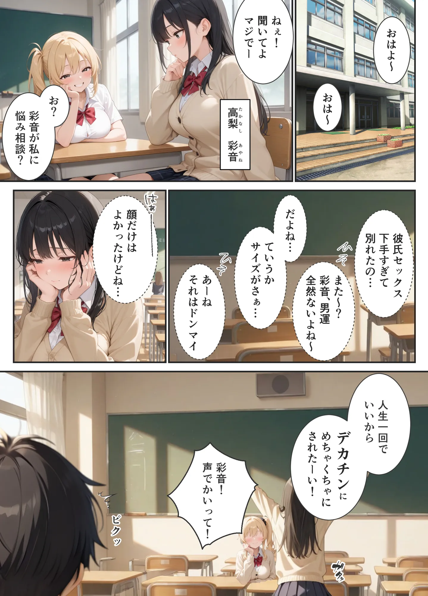 一軍女子はデカチンの僕に犯●れたい - 1ページ