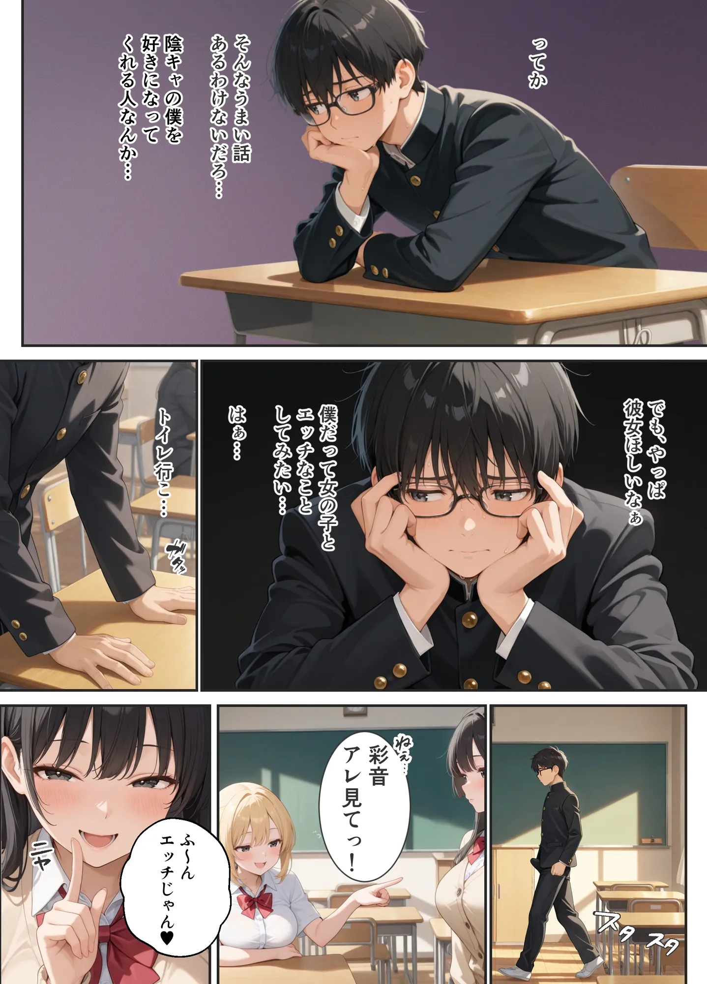 一軍女子はデカチンの僕に犯●れたい - 4ページ