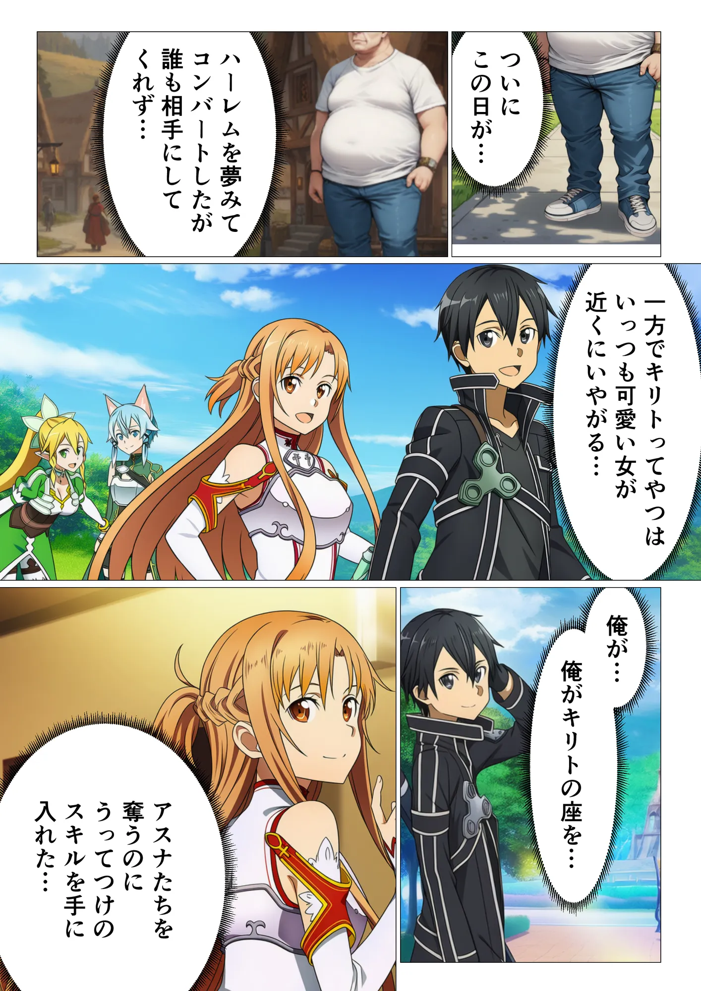 エステに行っただけなのに…絶頂スキルで寝取られたヒロインたち【ソード◯ート・オンライン編（SA◯編）】 - 3ページ