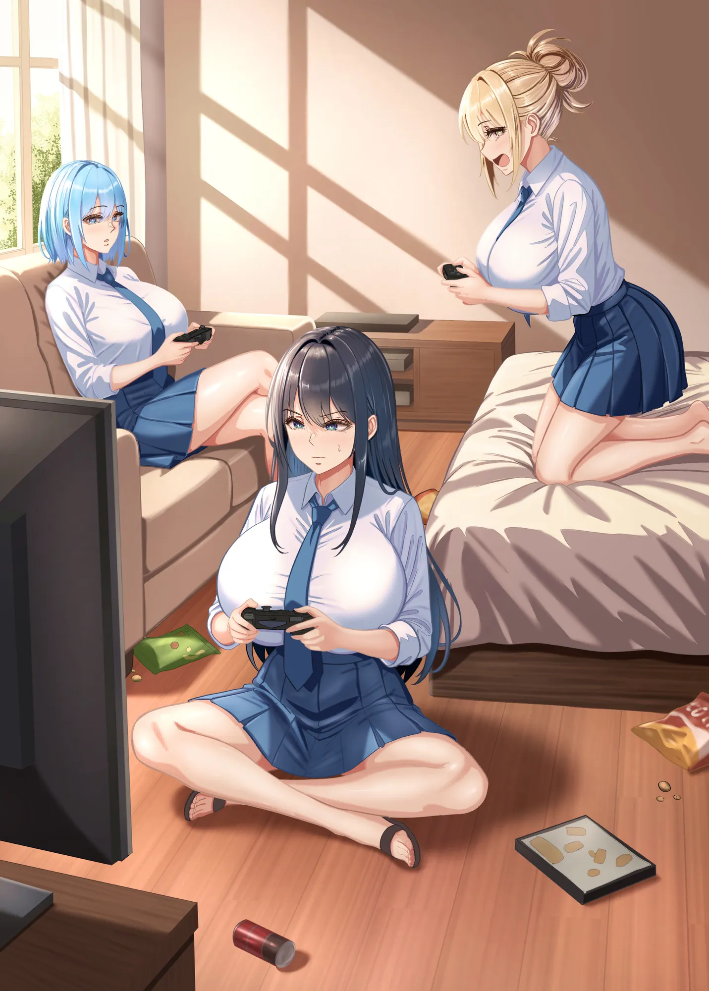 俺の部屋、入りびたりギャルだらけ -爆乳美ギャルと4P中出しライフ- - 2ページ