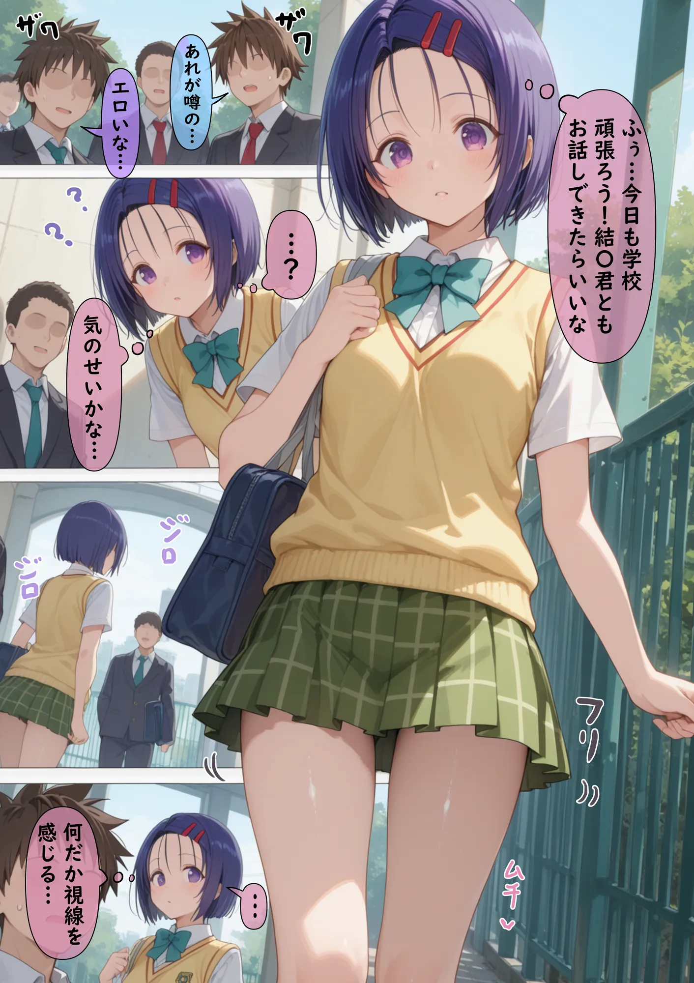 性活学園 西〇寺春奈編 クラスメイトとゼロ距離で仲良くなれました - 1ページ