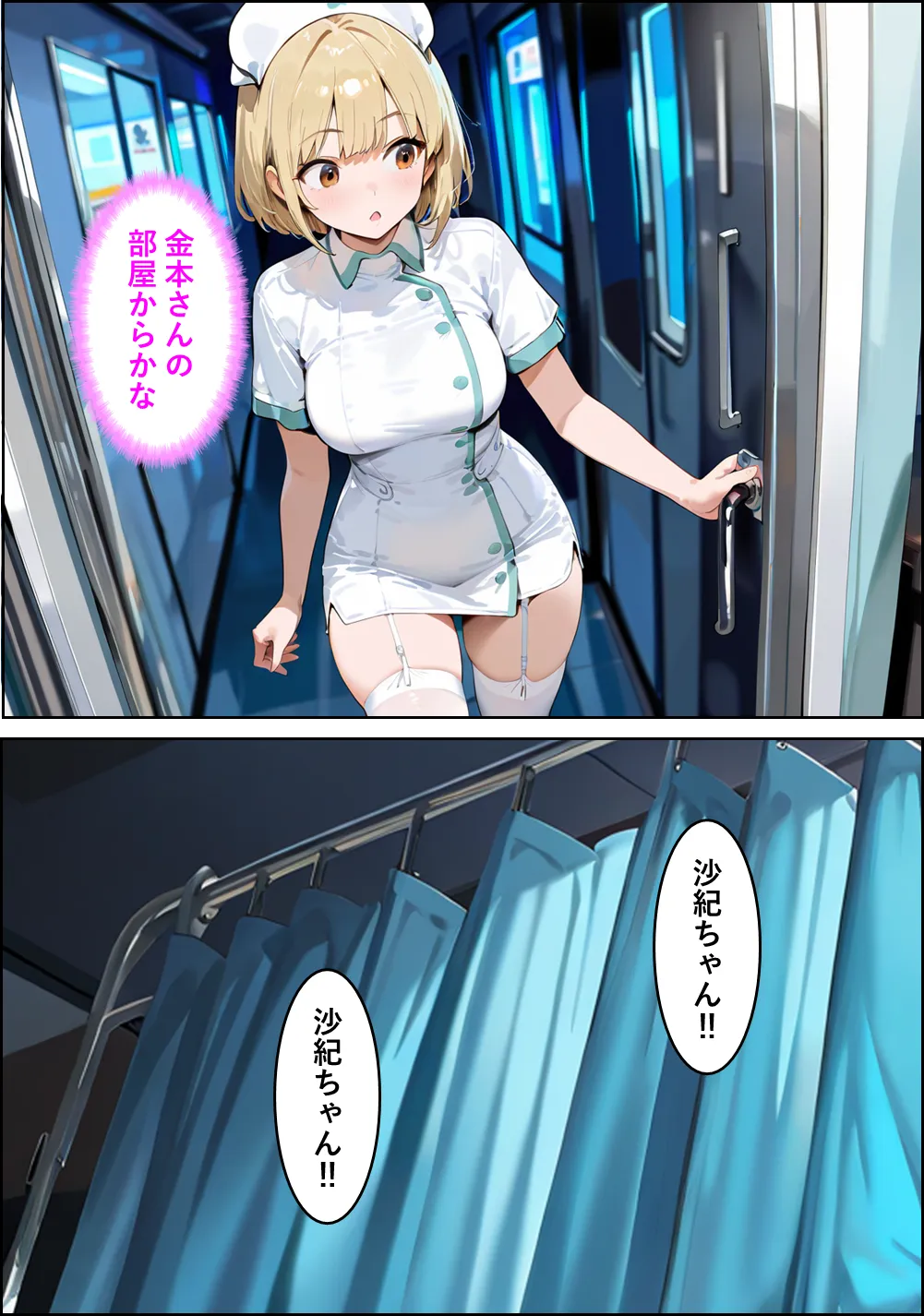 巨尻病棟〜金髪ナースの巨尻がエロすぎる件について〜 - 4ページ