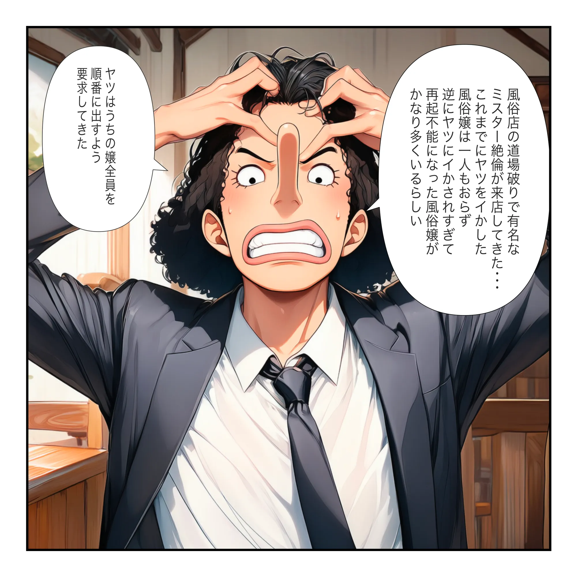 【ワンピ美女がコスプレ風俗】絶倫客と早イキ対決（ビビ・ハンコック・ロビン・ボニー・ナミ） - 3ページ