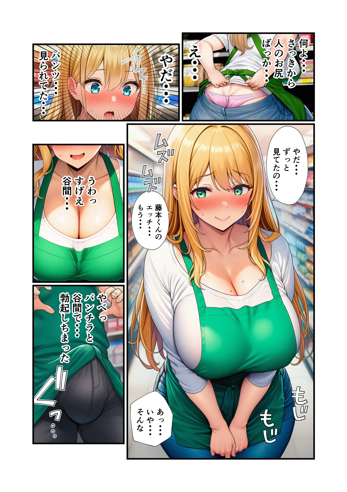 バ先の金髪巨乳人妻に童貞の僕が筆おろしされたなら - 6ページ