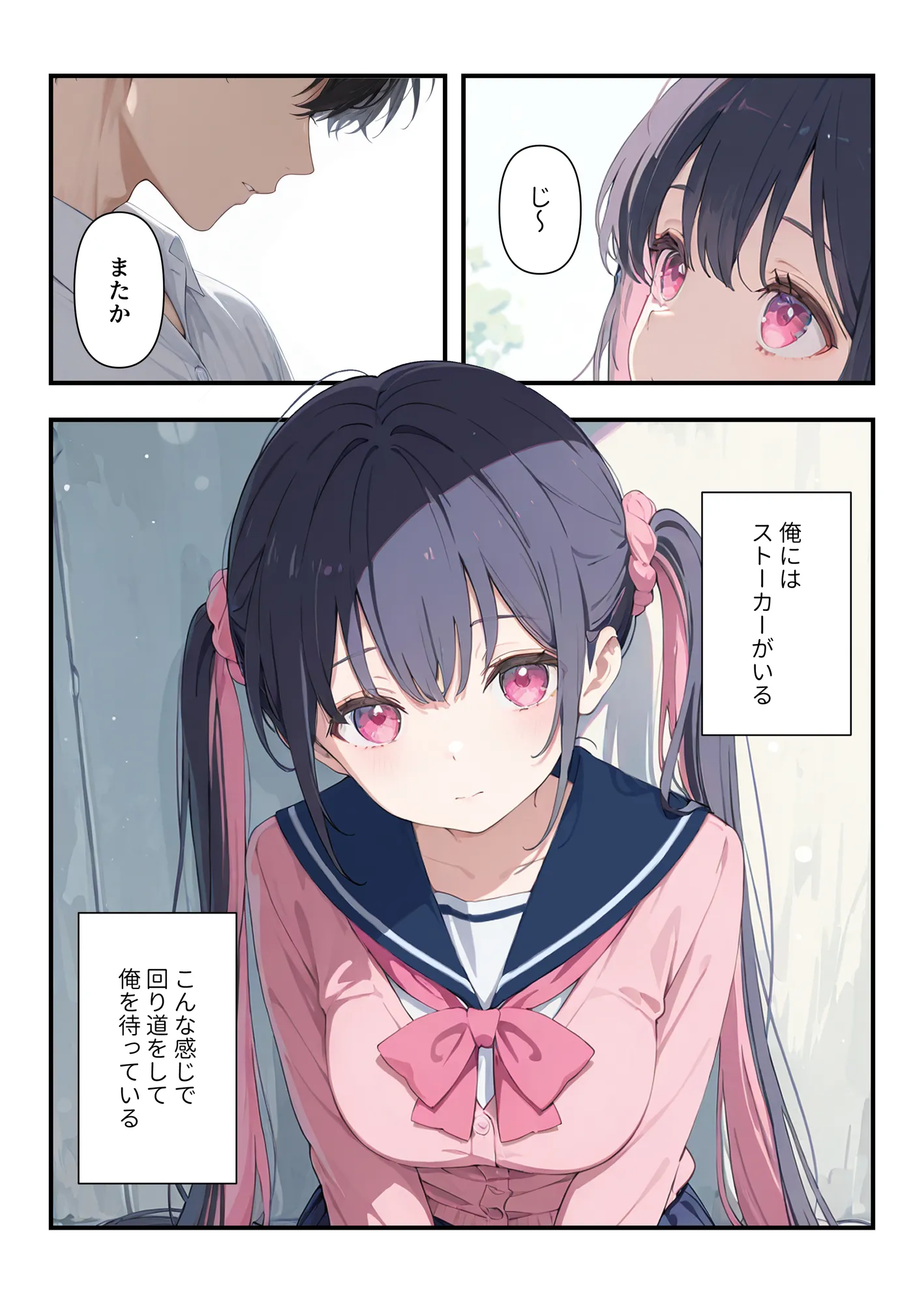 地雷系ストーカー少女を肉便器にした話 - 1ページ