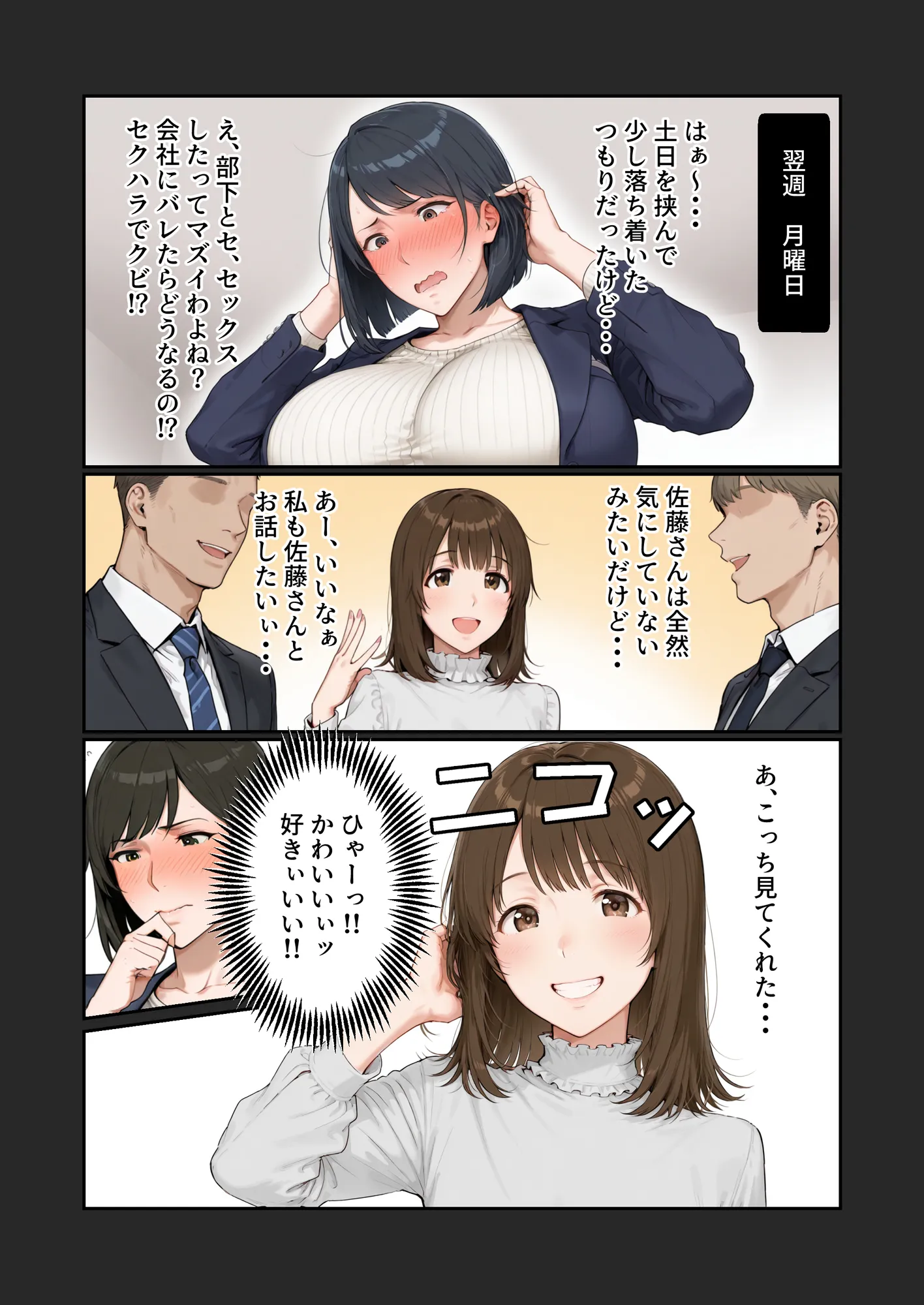 新入社員の男の娘とむっつりスケベなおとめ部長1 - 19ページ