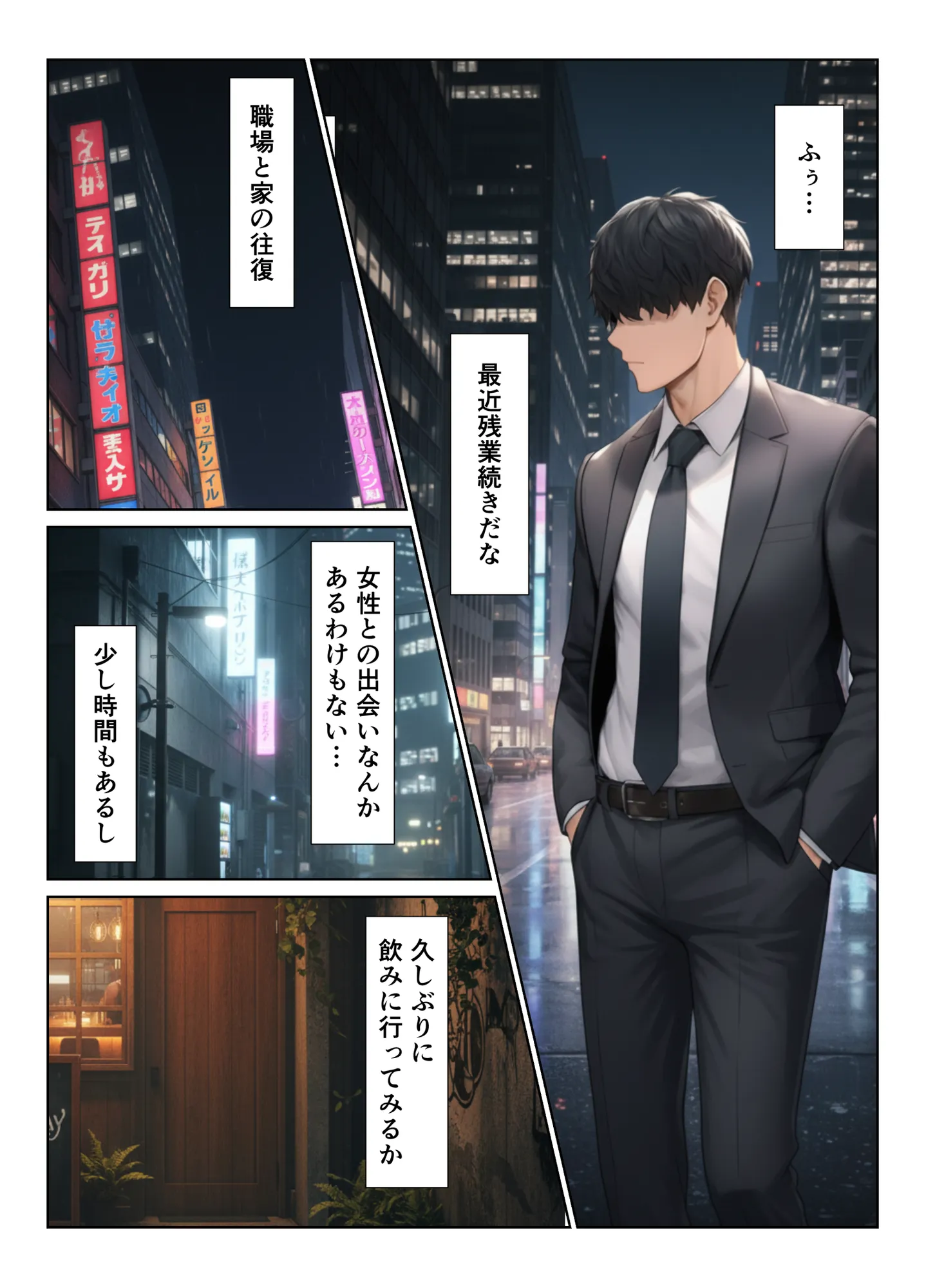 人妻妊娠 Barで出会った美女と熱い一夜を過ごした話 - 1ページ