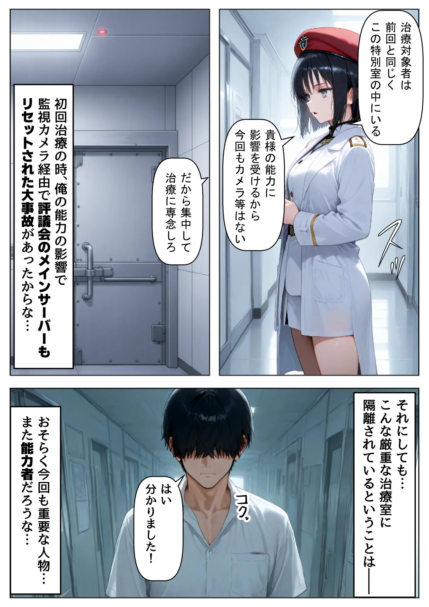 とある敗北少女たちを、治療前にイタズラ♂してみる《前編》 - 34ページ