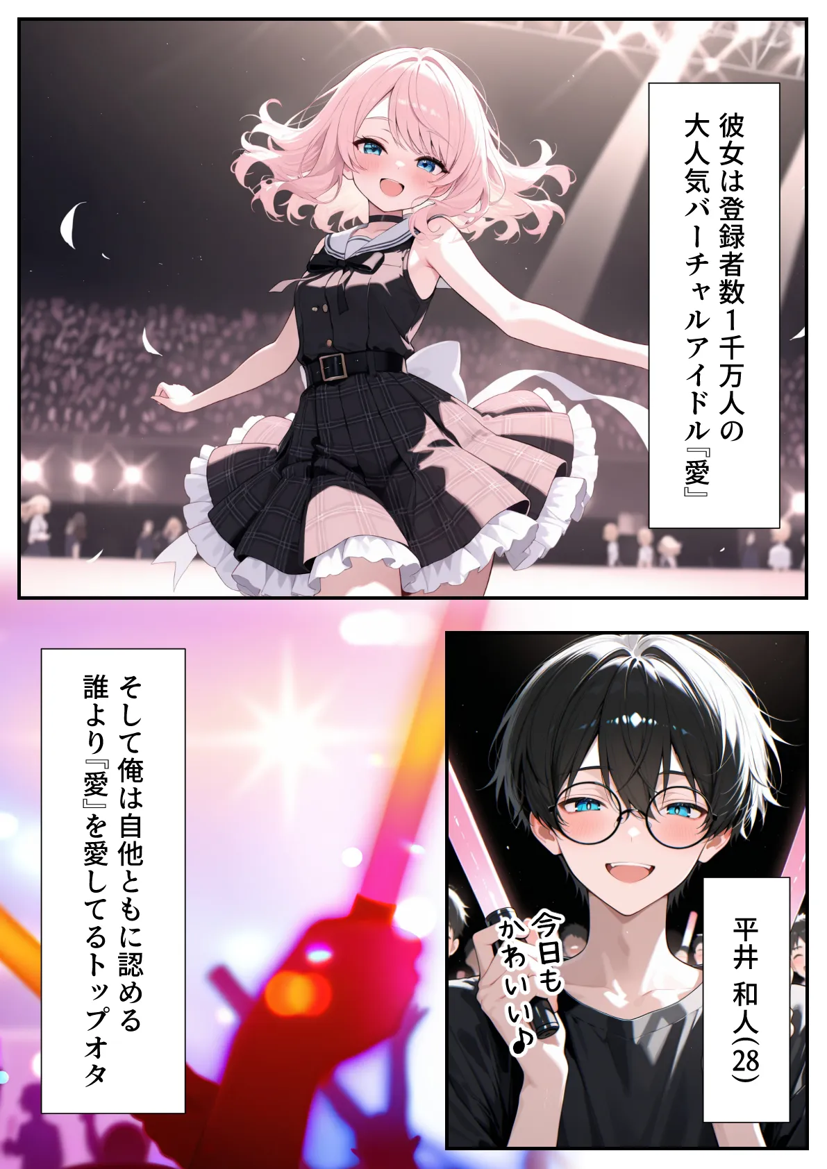 画面の向こうから推しが来た!失踪したAIアイドルとの甘とろ生活 - 1ページ