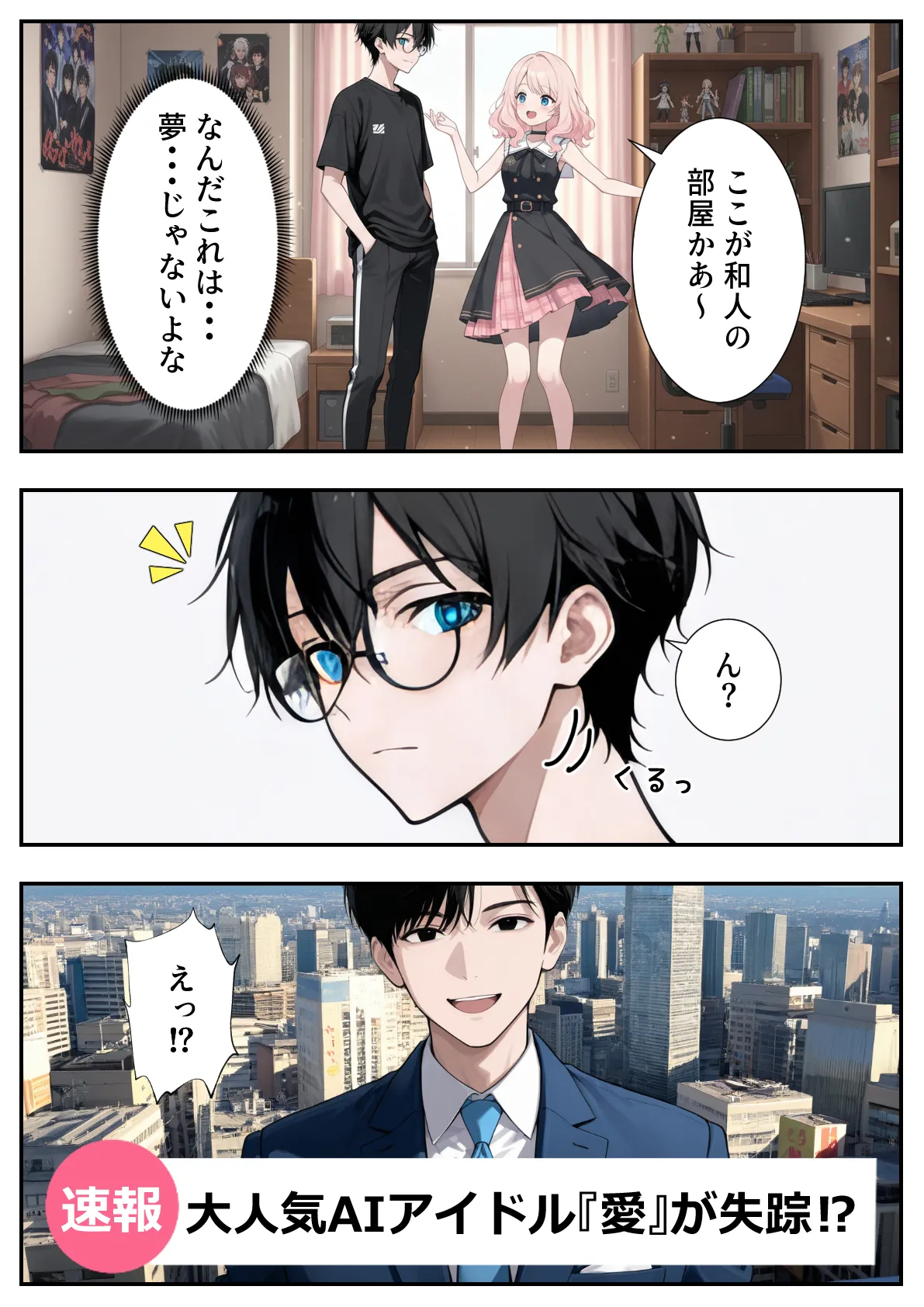 画面の向こうから推しが来た!失踪したAIアイドルとの甘とろ生活 - 5ページ