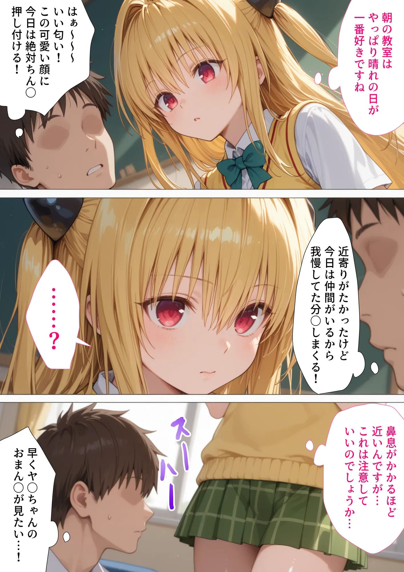 性活学園 金〇のヤミ編 クラスメイトとゼロ距離で仲良くなれました - 3ページ