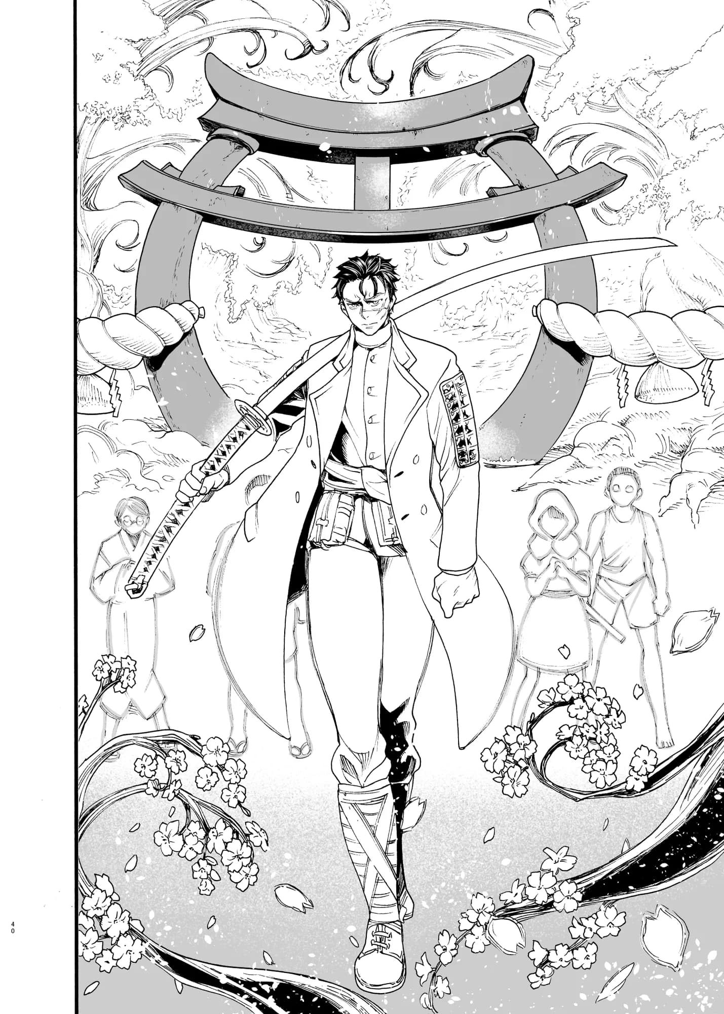 相川画狂 読み切り作品 1 桜狩りの嵐 - 38ページ