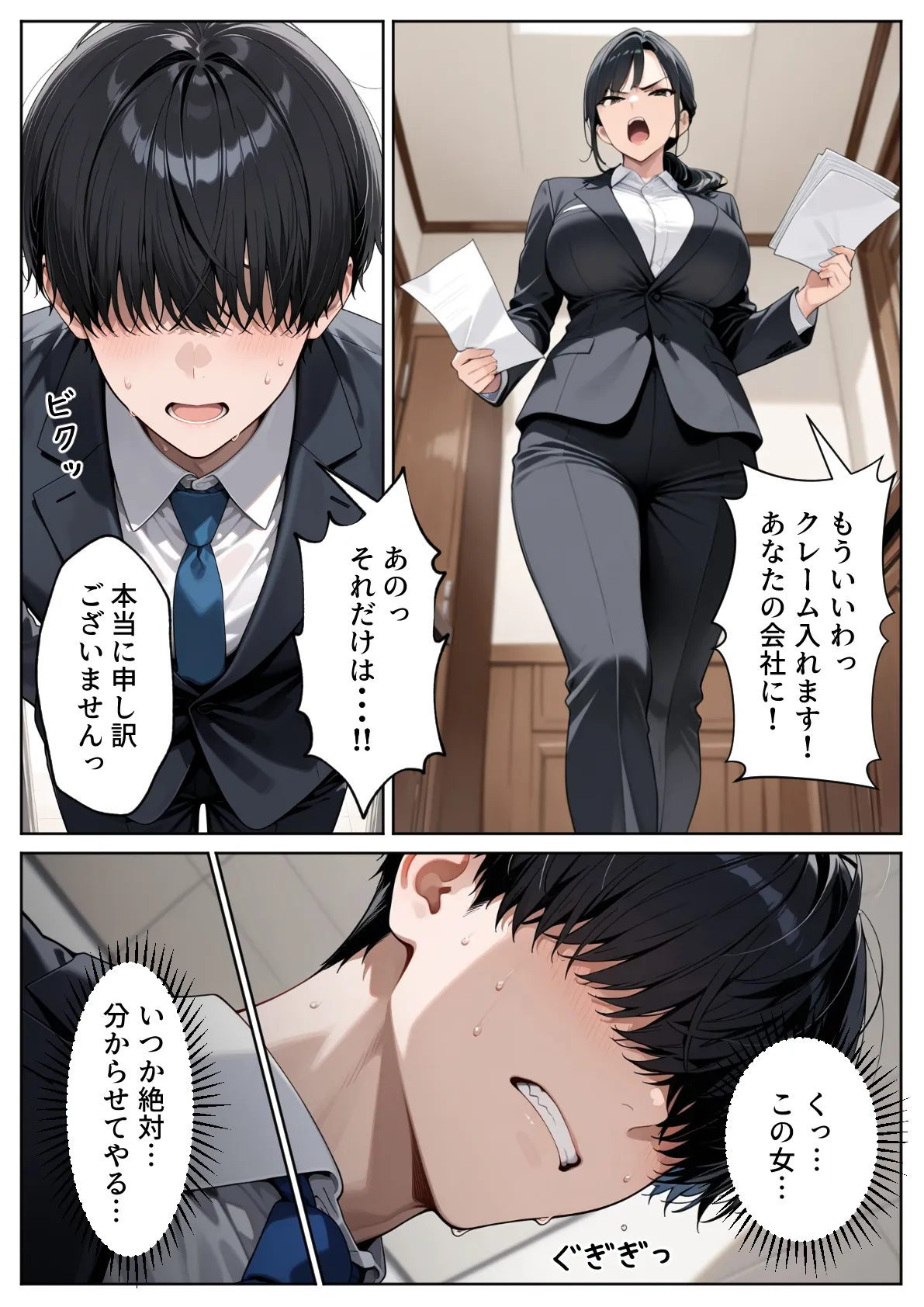 取引先の人妻OLを催●アプリで寝取りました - 3ページ