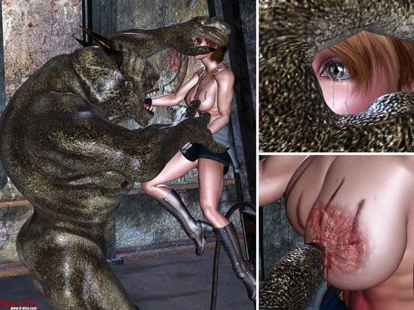 魔辱〜魔物に辱めを受けた女 サンプル画像 3