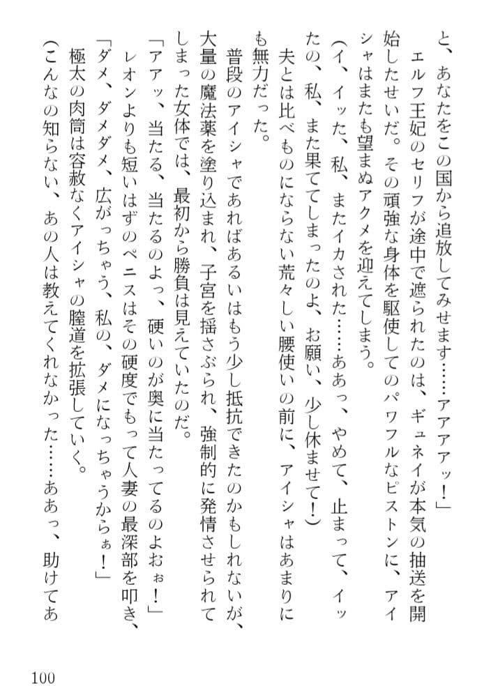 アイシャ 奪われたエルフ王妃 サンプル画像 4