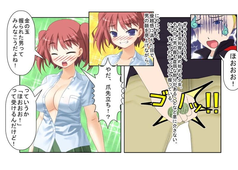 貴女の恨み晴らします……『格闘去勢少女』【玉責め】【竿折り】【短小言葉責め】【金的嘲笑】【ミックスファイト】 サンプル画像 1