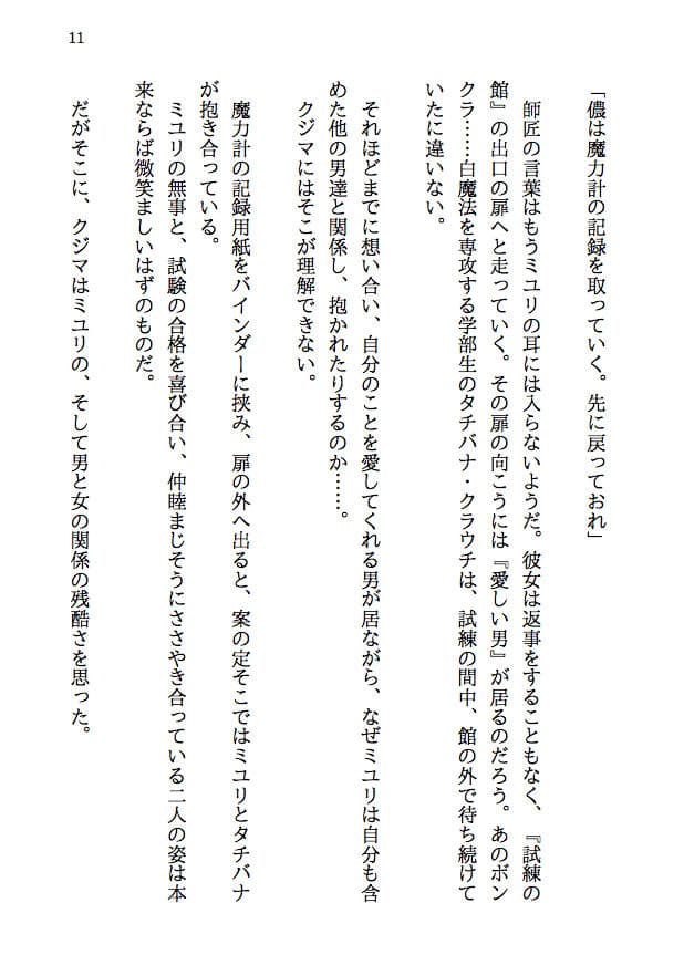 夫婦で冒険者!奥さんは魔女。旦那さんは寝取られマゾ。第四章 新婚冒険者誕生!純白のローブは引き裂かれ、新妻の肉体はならず者達に奪われる! サンプル画像 7