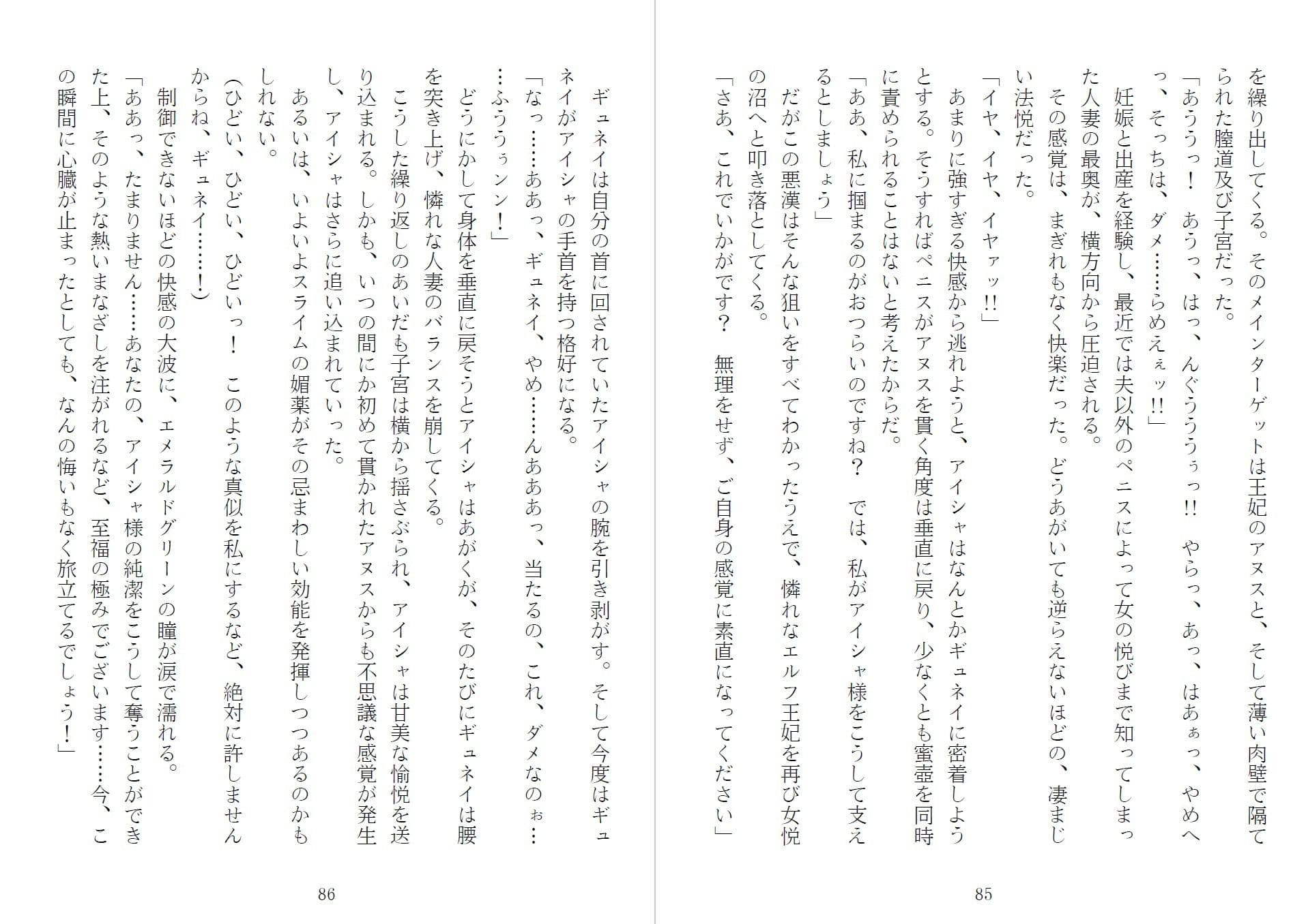 アイシャ&マリナ 背徳のエルフ母娘 サンプル画像 3