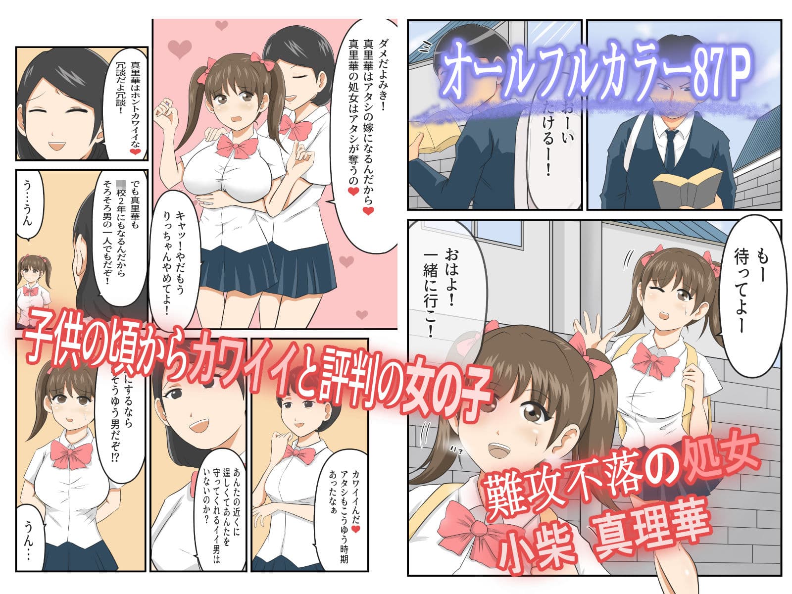 圧倒的ロリ巨乳の幼馴染がチャラ男にNTRされました。〜前編〜 サンプル画像 1