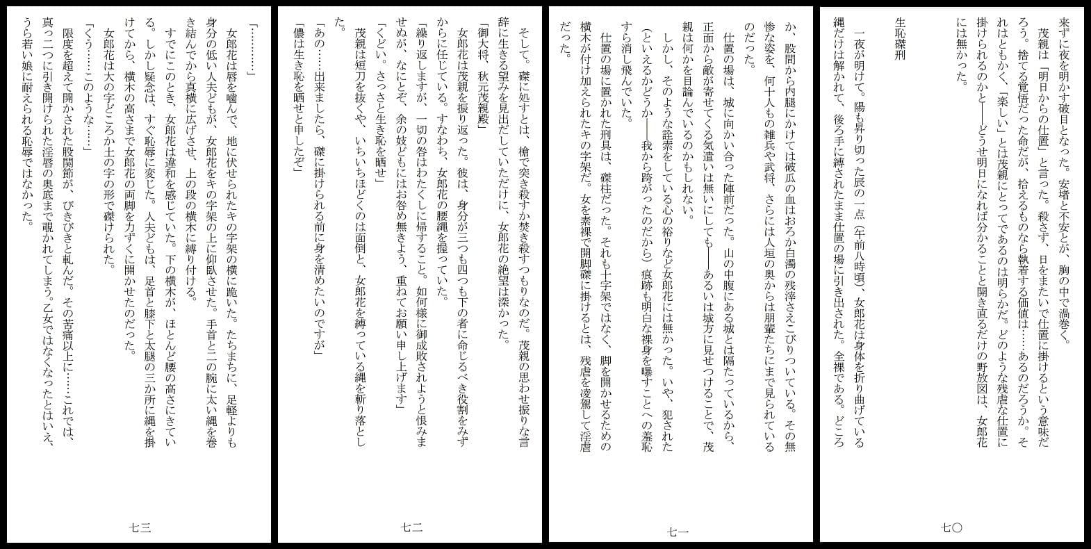 売姫三日晒し サンプル画像 4