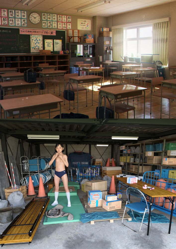 #全裸放置 前編 処女喪失編 後編 大量ザーメン発射編 サンプル画像 9