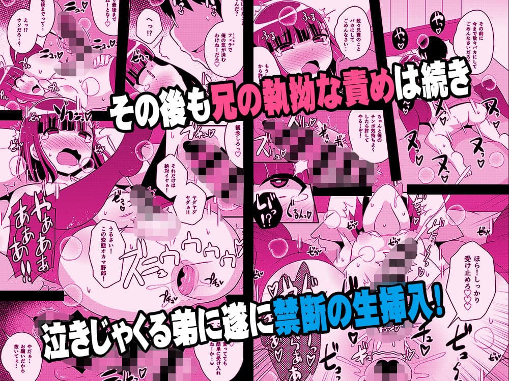 ナマイキ弟の精嚢をこねくり回してメス♂にする本 サンプル画像 4
