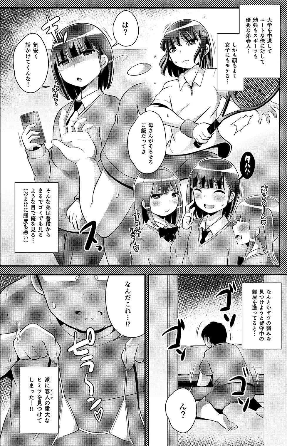 ナマイキ弟の精嚢をこねくり回してメス♂にする本 サンプル画像 7