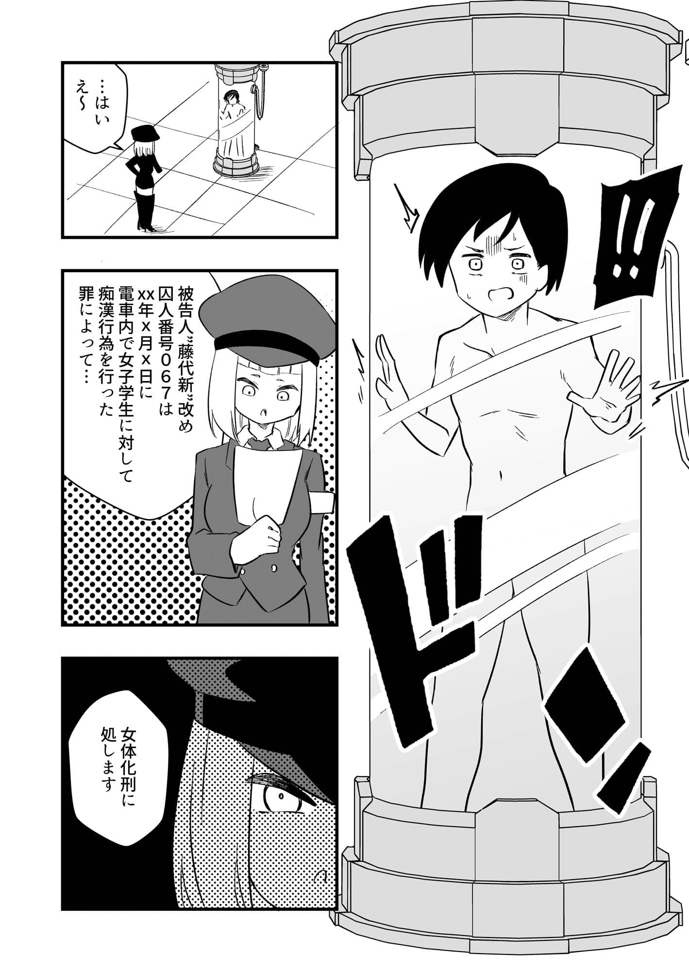 冤罪女体化刑 サンプル画像 2