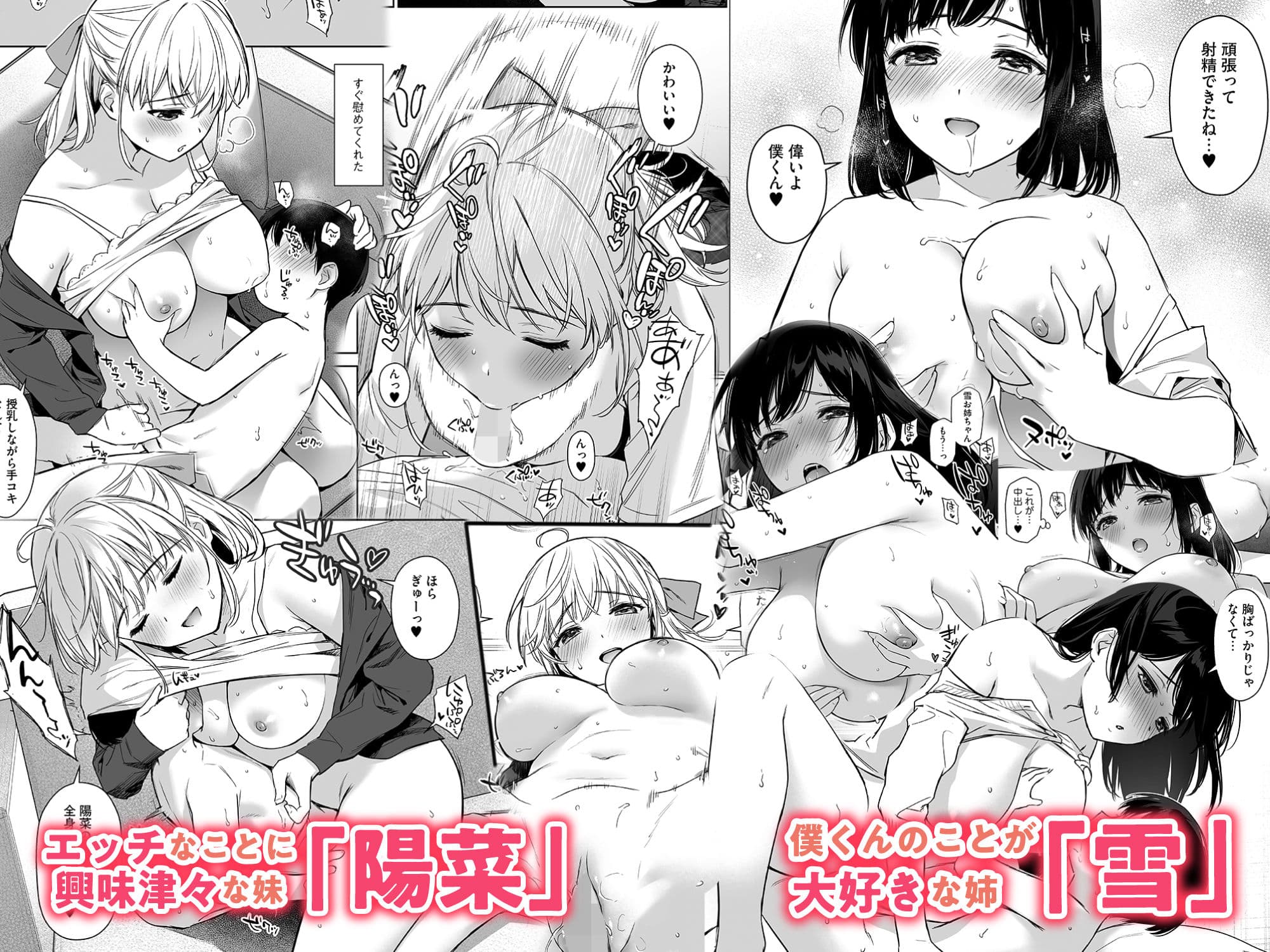 ないしょのはじめて 〜数年ぶりに逢った親戚の美人JK姉妹にエッチの手解きされちゃいます〜 サンプル画像 3