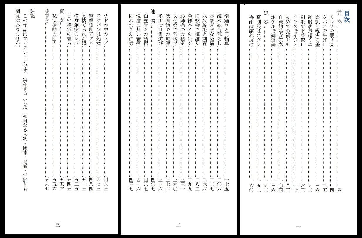 悦虐へのエチュード〜リンチをねだる未通(おぼこ)マゾ サンプル画像 1