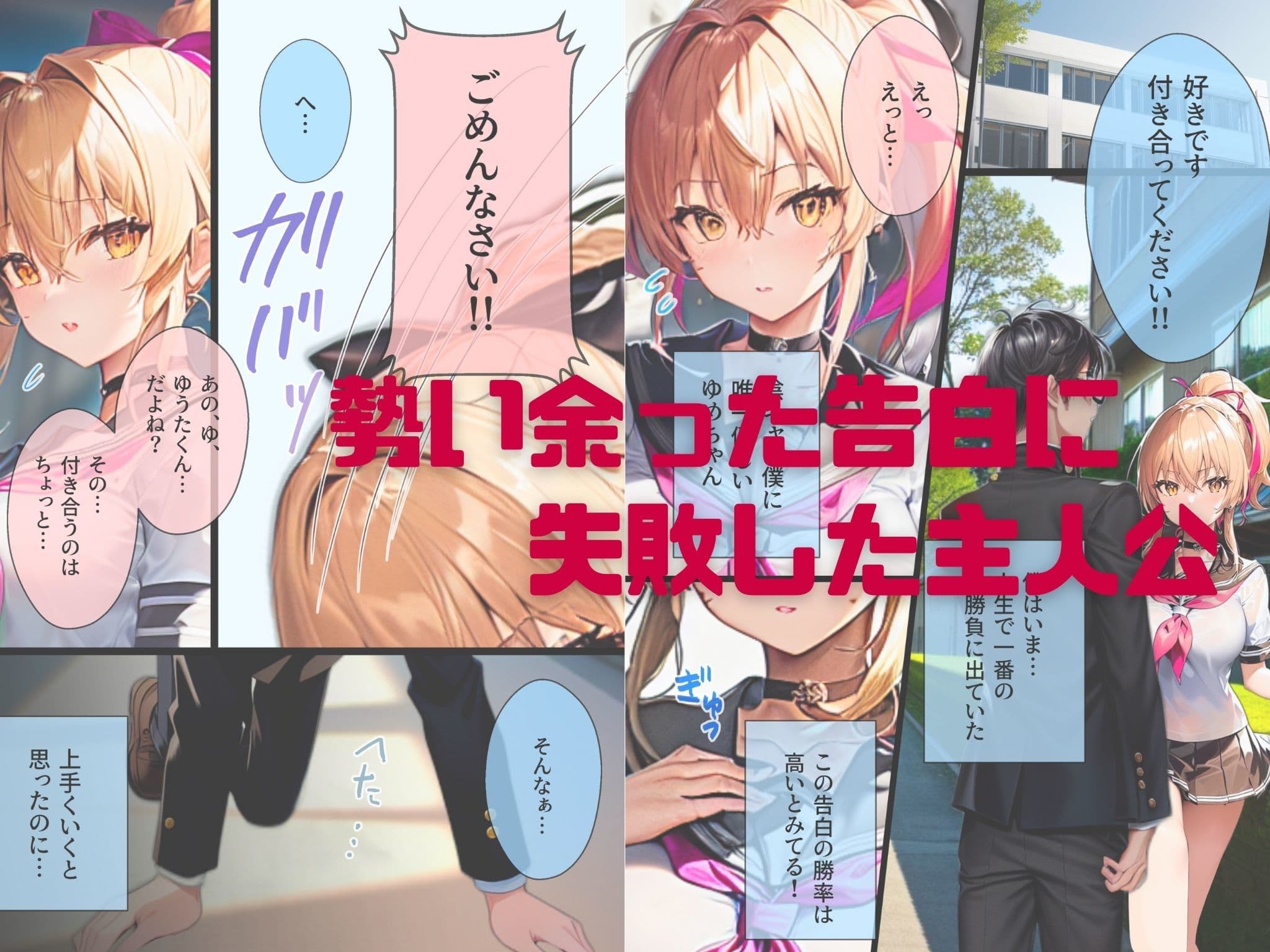 ぼっち・ざ・ふぁっく!〜陰キャの俺に声をかけてくれた陽キャ美少女に告白したら断られたんだけどお金を払ったらヤらせてくれる処女ビッチだったのでお金とチンポでDV彼氏から寝取ってあまあま両想いメス堕ちえっちします サンプル画像 1