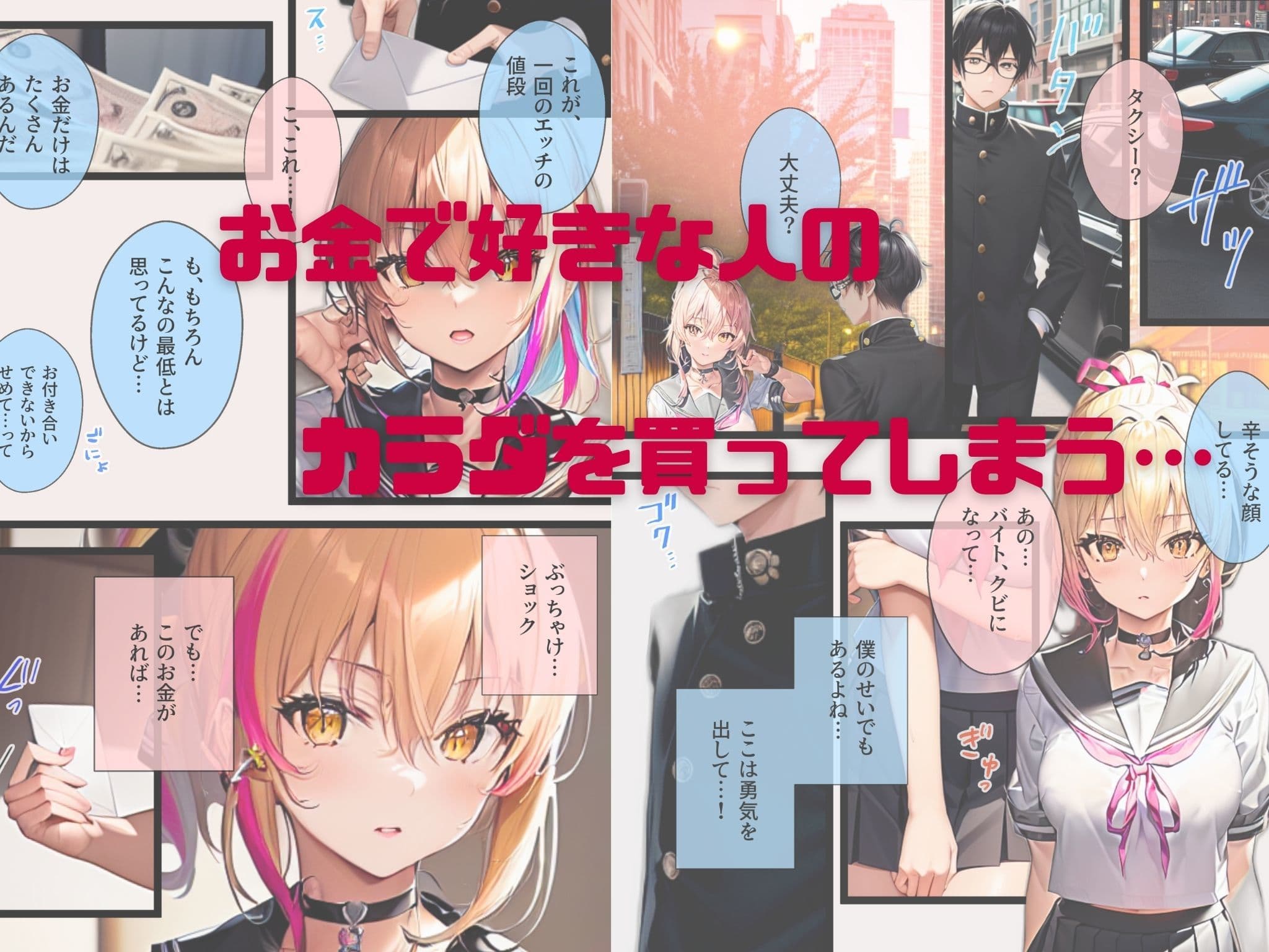 ぼっち・ざ・ふぁっく!〜陰キャの俺に声をかけてくれた陽キャ美少女に告白したら断られたんだけどお金を払ったらヤらせてくれる処女ビッチだったのでお金とチンポでDV彼氏から寝取ってあまあま両想いメス堕ちえっちします サンプル画像 5