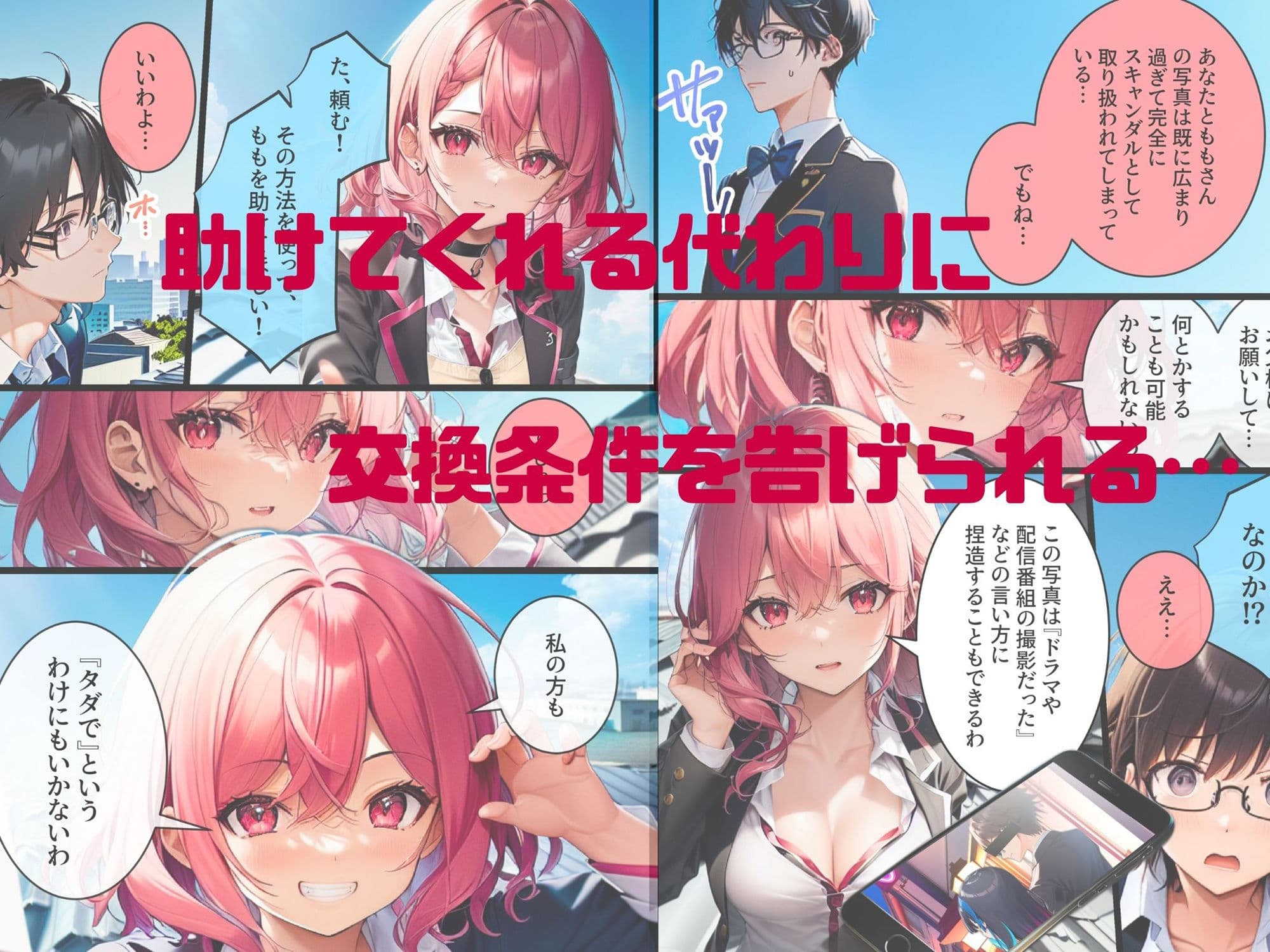 推しと繋がりたかっただけなのに3〜同級生人気J◯アイドルとのスキャンダルが発覚して突然フラれたけど再会した幼なじみが慰めてくれたので元カノのことは忘れてあまあまセックスしちゃいます サンプル画像 5