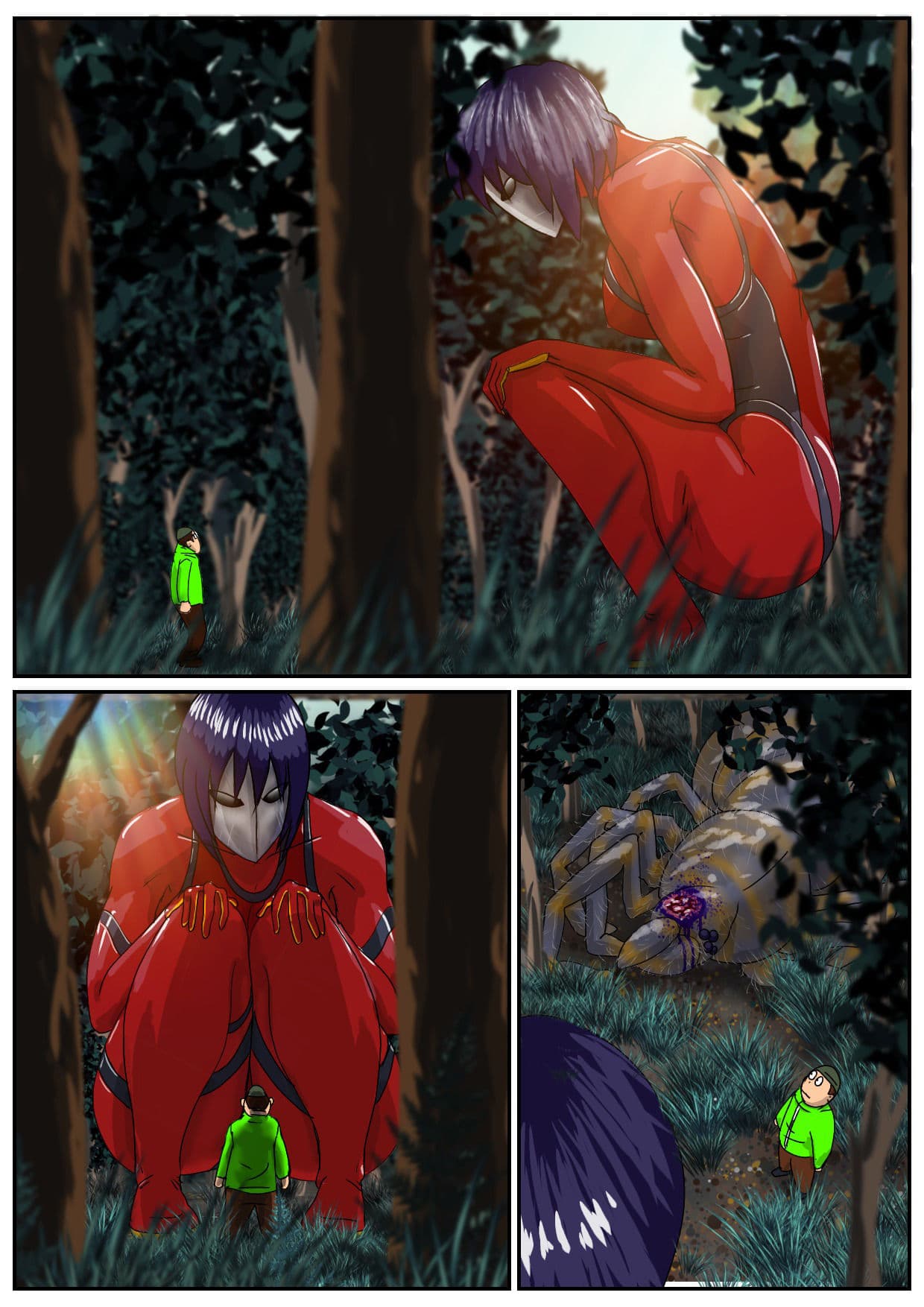 巨大ヒロイン怪奇譚 異形の女神 土蜘蛛之章 サンプル画像 5