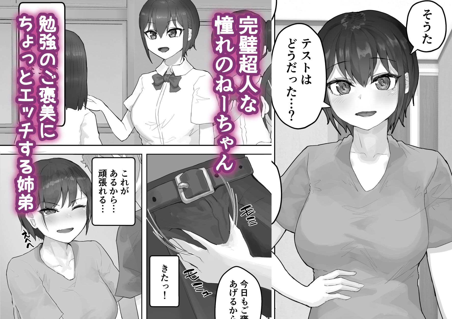 僕の憧れのねーちゃんがおじさんのメスになるNTR サンプル画像 1