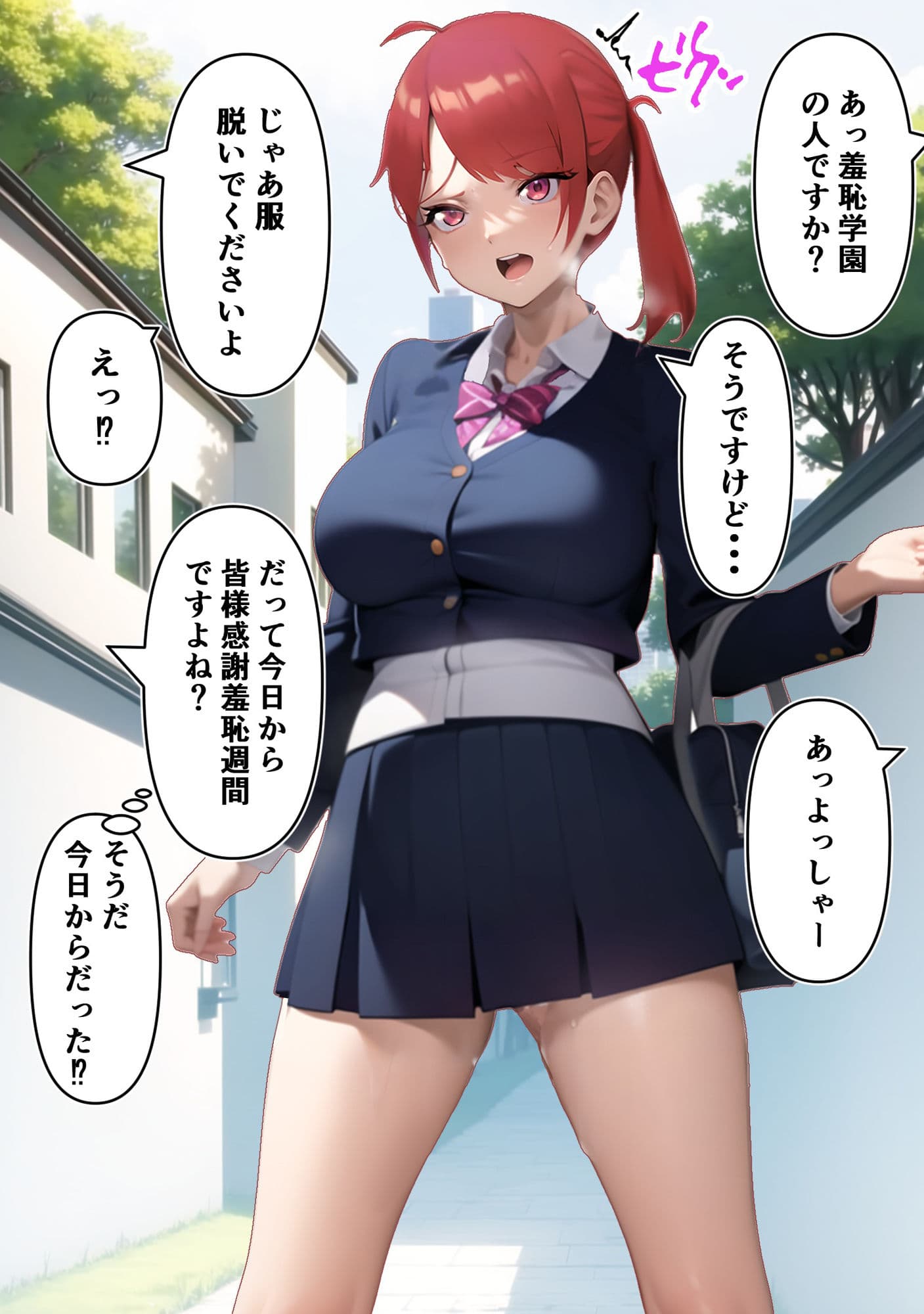 羞恥学園ー羞恥感謝週間 サンプル画像 1