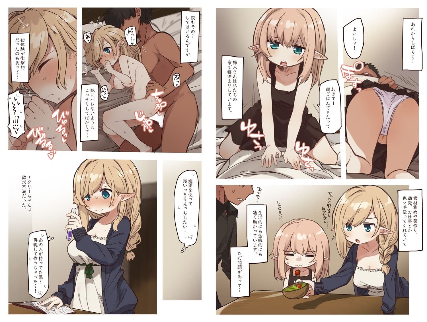 エルフの姉妹達。 サンプル画像 1