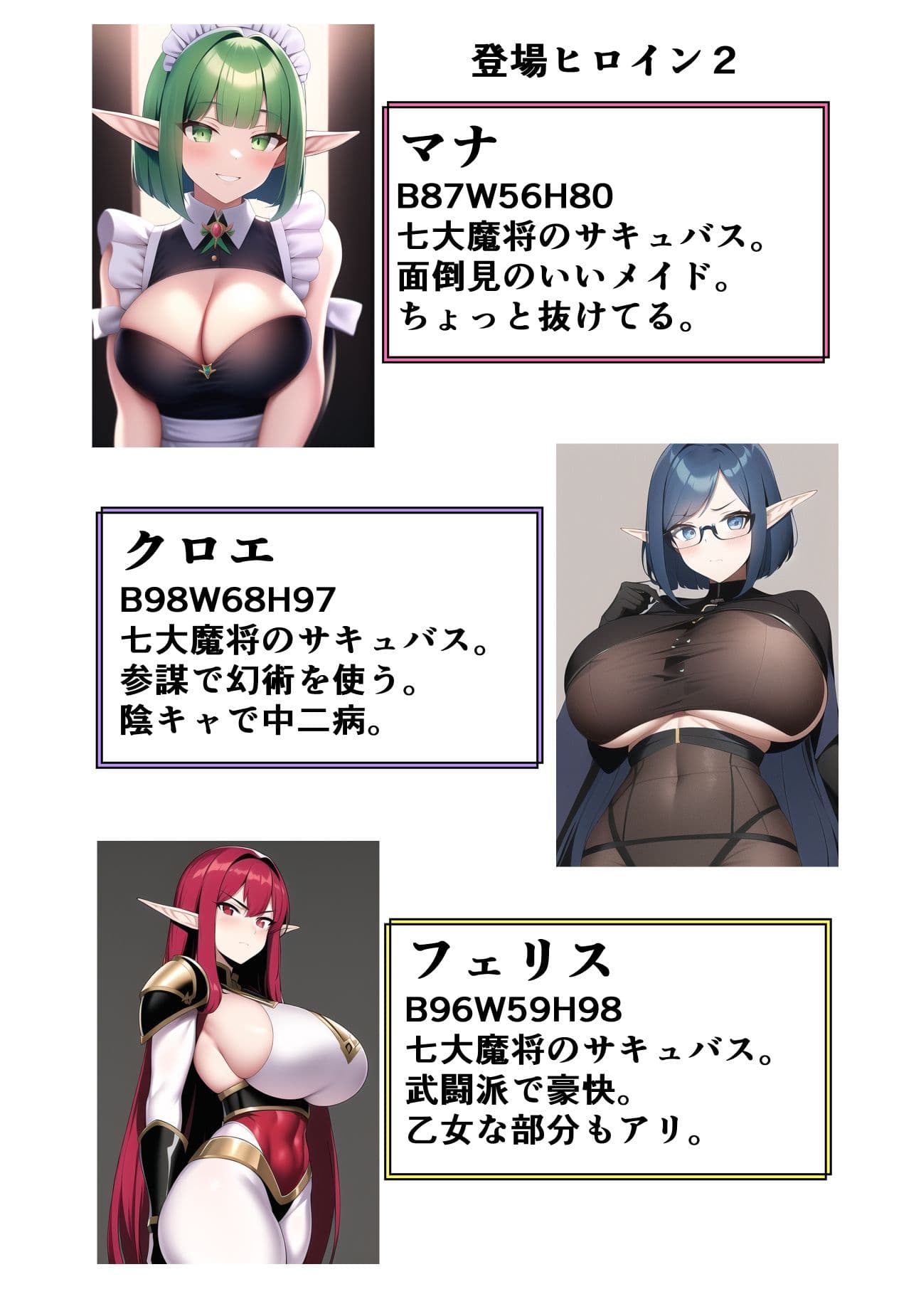 メスガ●サキュバスをわからせエロバトルでハーレムを作る話 サンプル画像 2